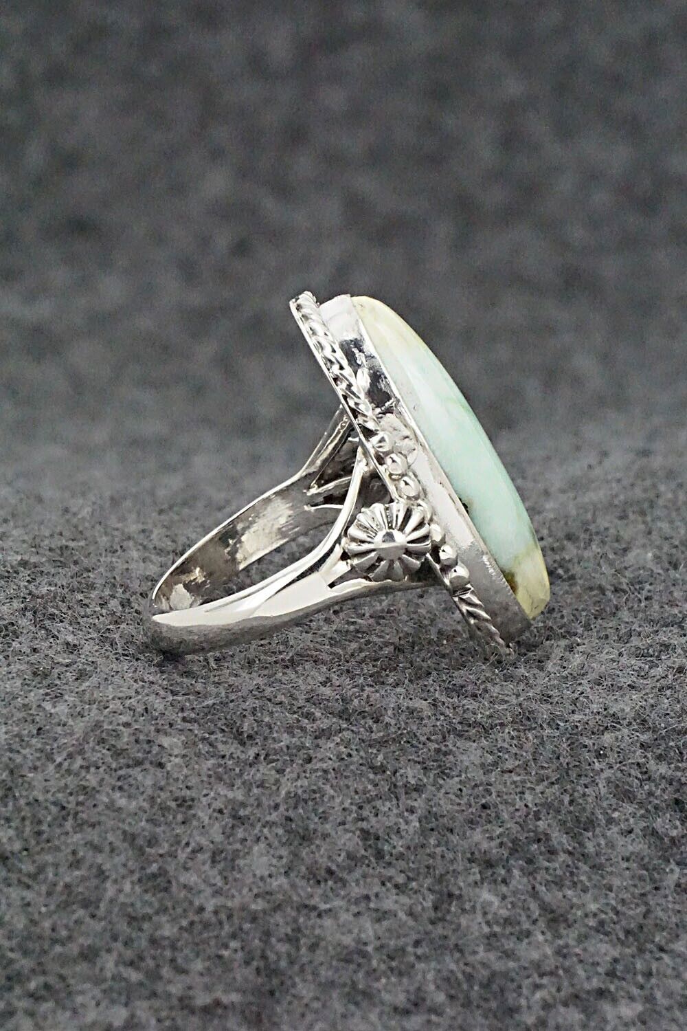 Variscite & Sterling Silver Ring - Andrew Vandever - Size 6