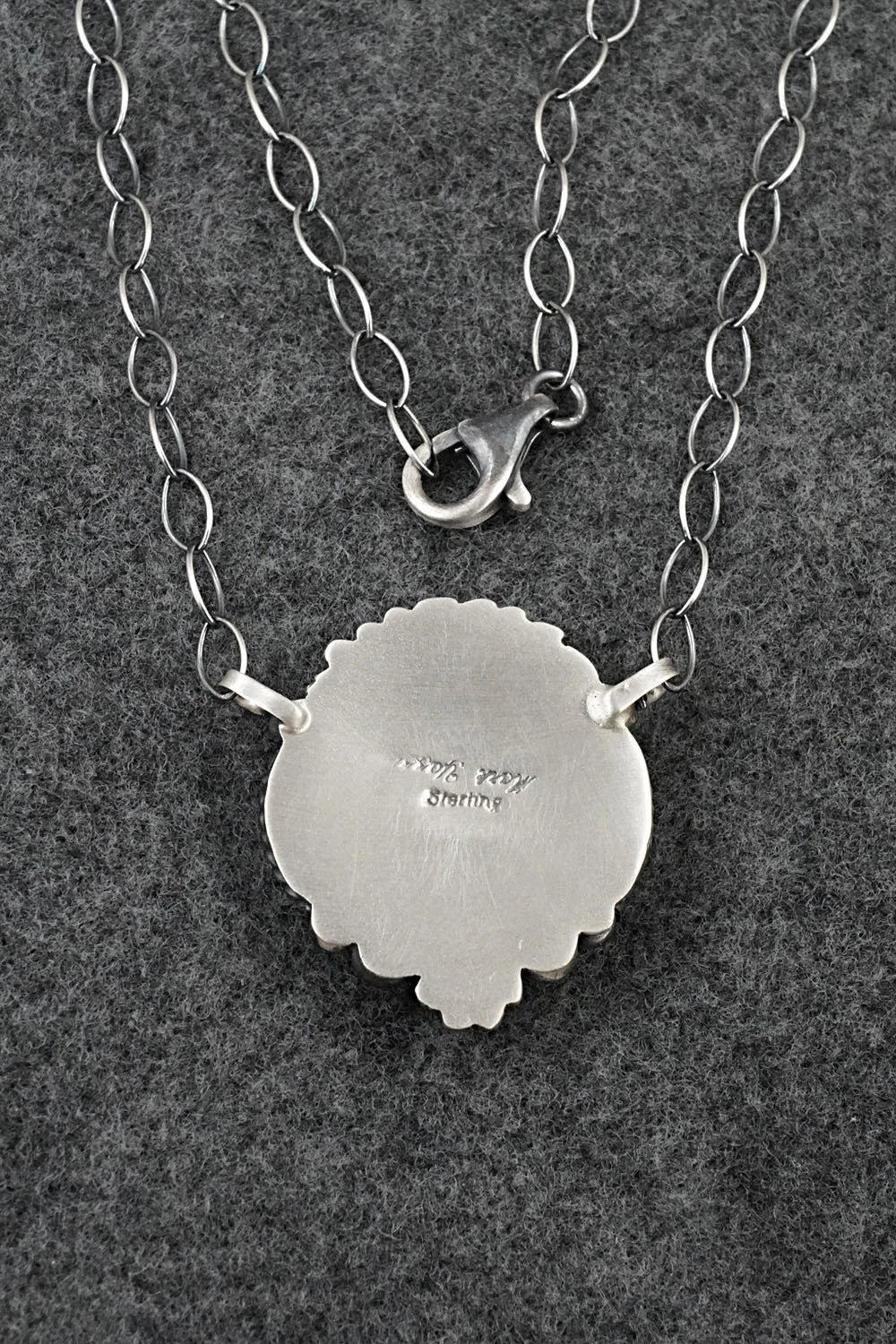 Turquoise & Sterling Silver Necklace - Mark Yazzie