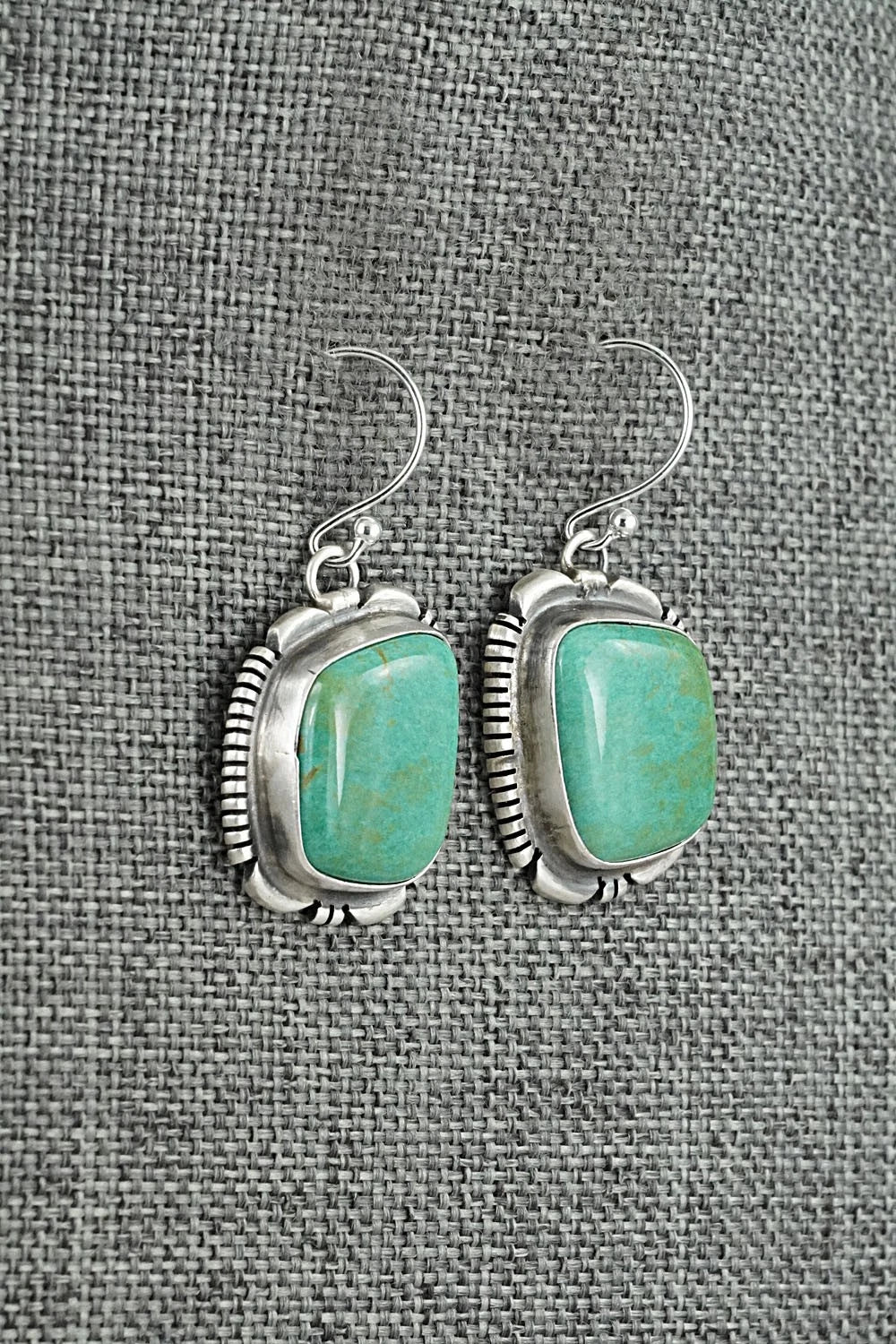 Turquoise & Sterling Silver Earrings - Thomas Francisco