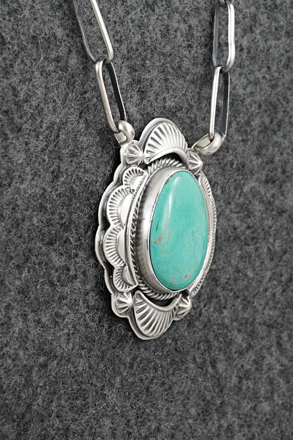Turquoise & Sterling Silver Necklace - Randy Boyd