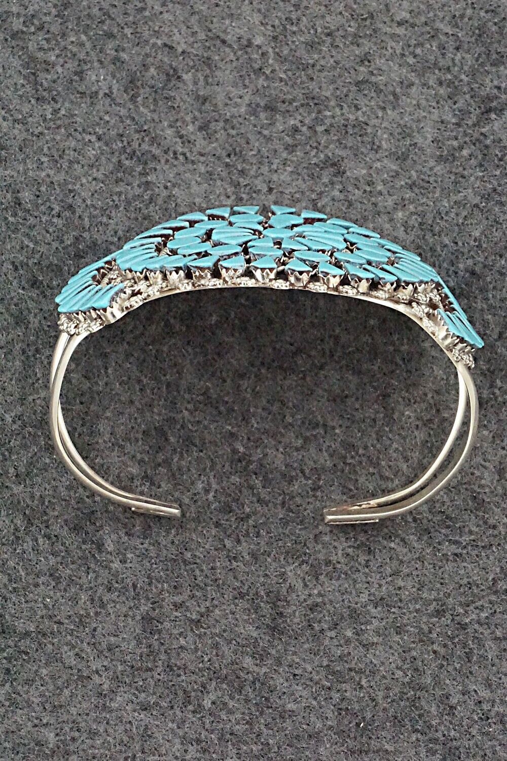 Turquoise & Sterling Silver Bracelet - Merlinda Chavez