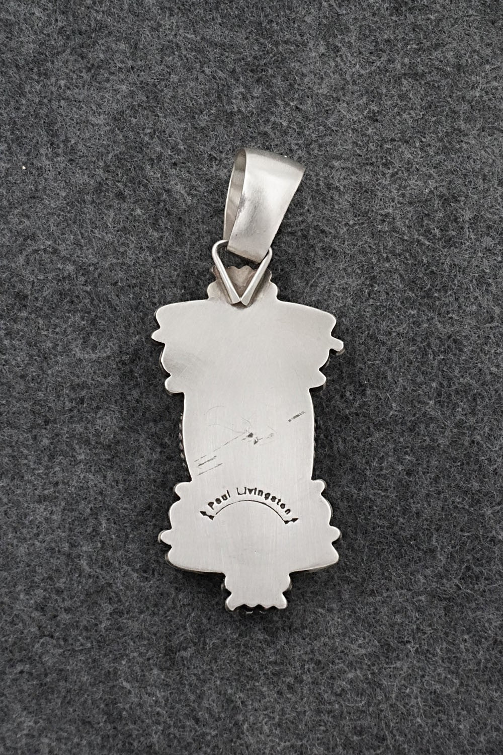 Turquoise & Sterling Silver Pendant - Paul Livingston