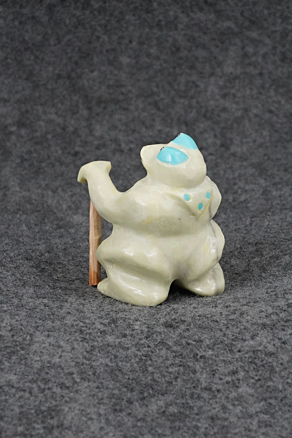 Frog Zuni Fetish Carving - Freddie Leekya
