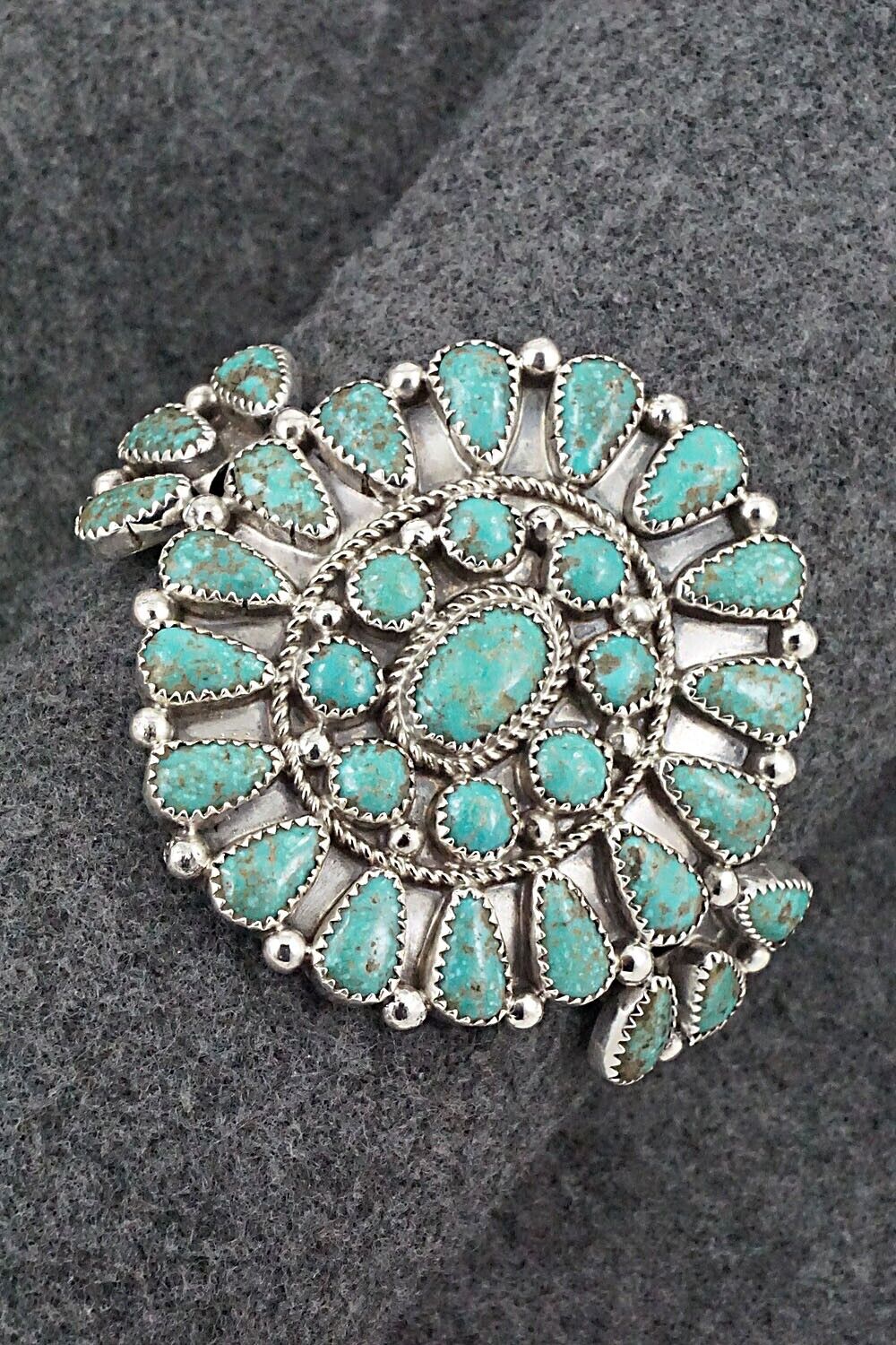 Turquoise & Sterling Silver Bracelet - Mike Platero