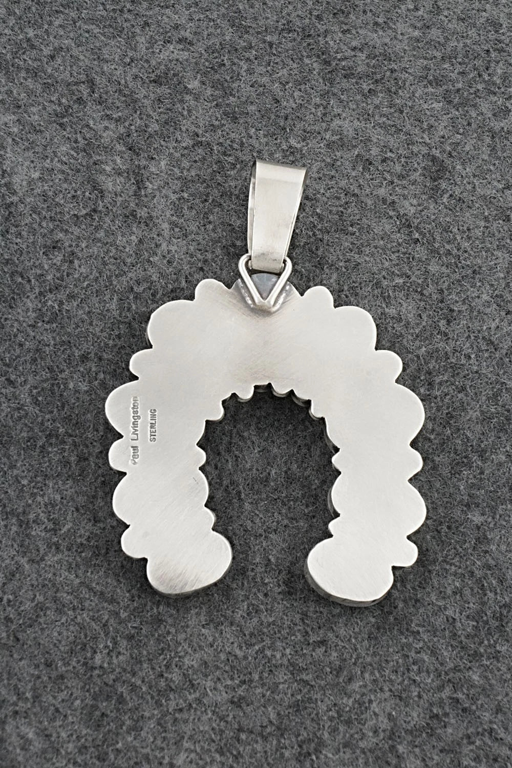 Turquoise & Sterling Silver Pendant - Paul Livingston
