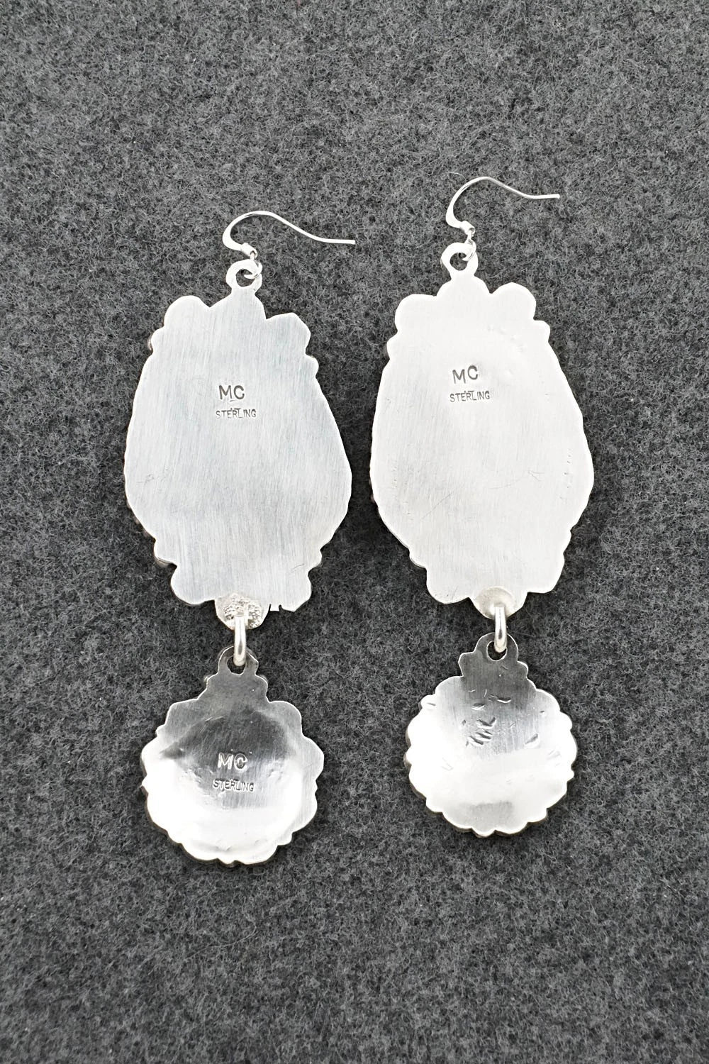 Turquoise & Sterling Silver Earrings - Michael Calladitto