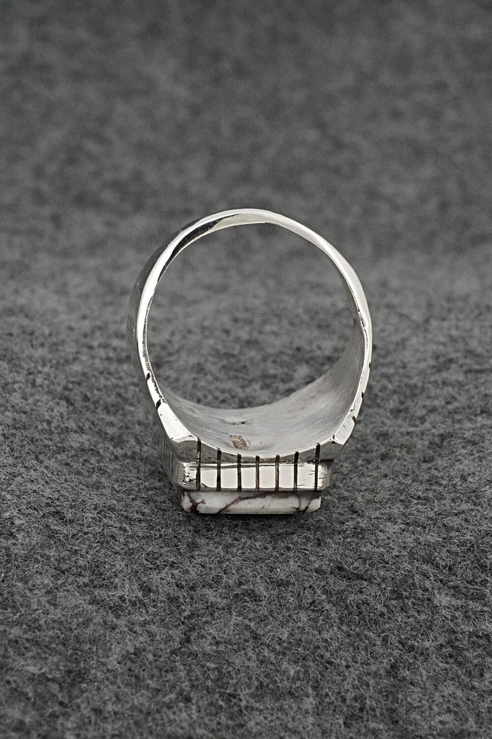Wild Horse & Sterling Silver Ring - Trevor Jack - Size 11.5