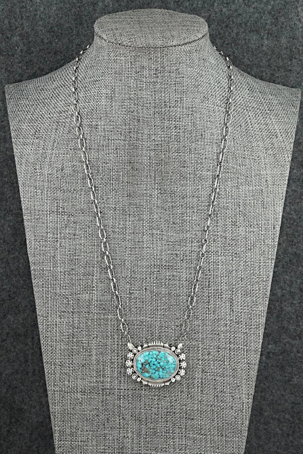 Turquoise & Sterling Silver Necklace - Daniel Benally