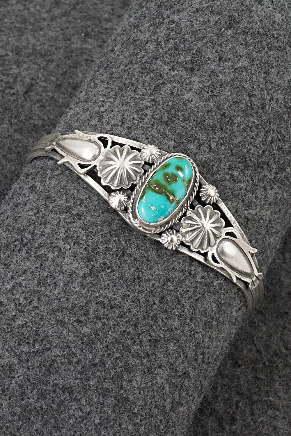 Turquoise & Sterling Silver Bracelet - Sharon McCarthy