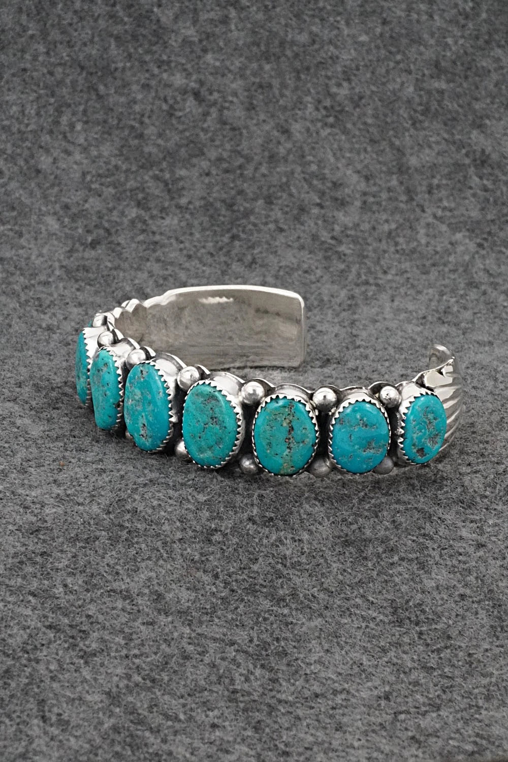 Turquoise & Sterling Silver Bracelet - Wilbert Muskett Sr.