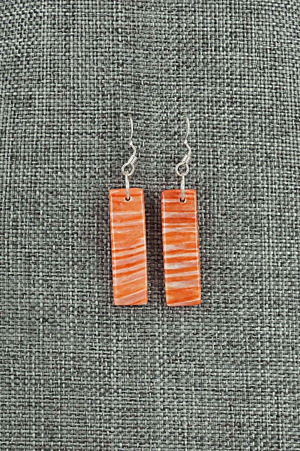 Spiny Oyster & Sterling Silver Earrings - Jesus Espino