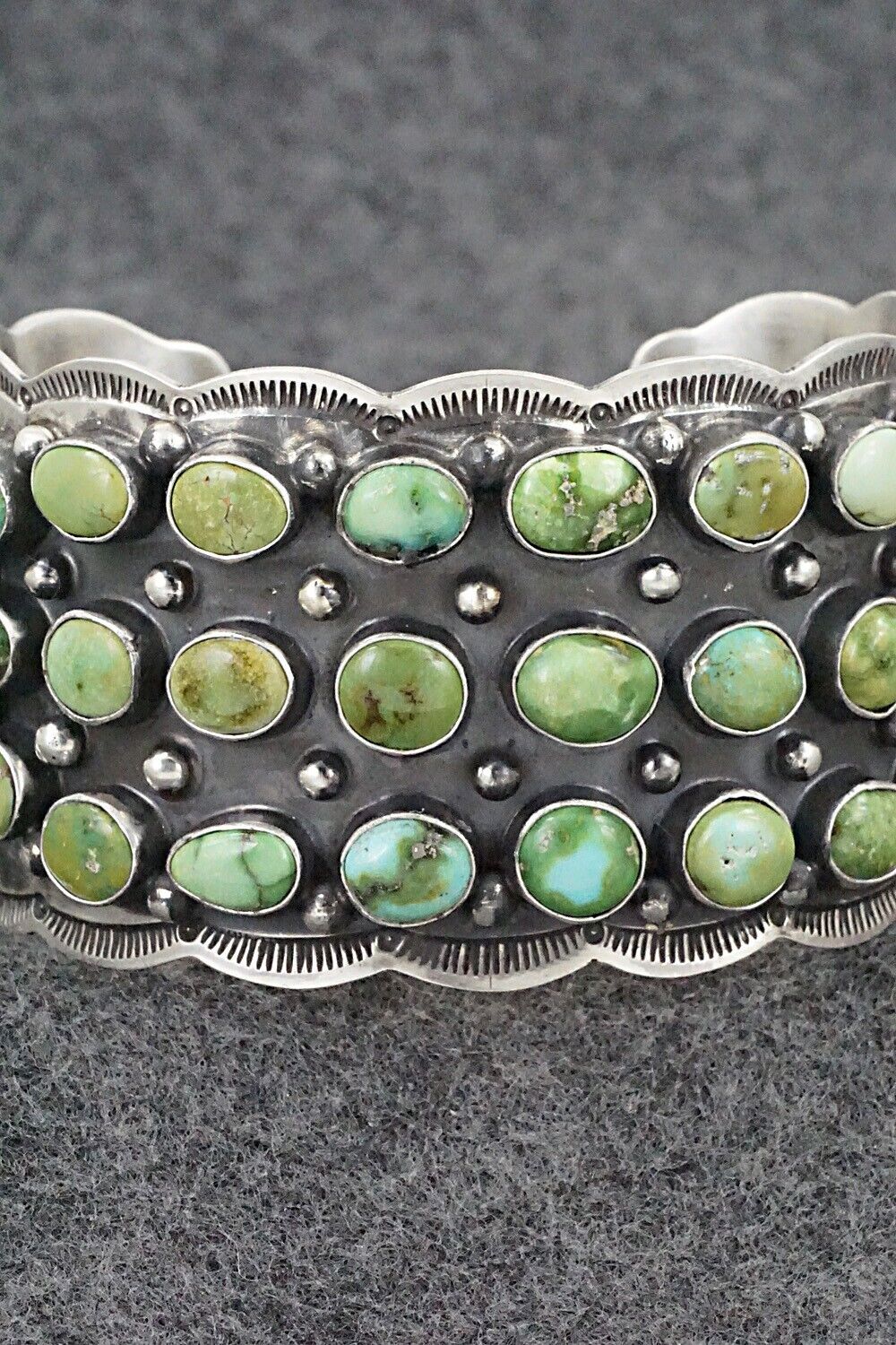 Turquoise & Sterling Silver Bracelet - Tom Lewis