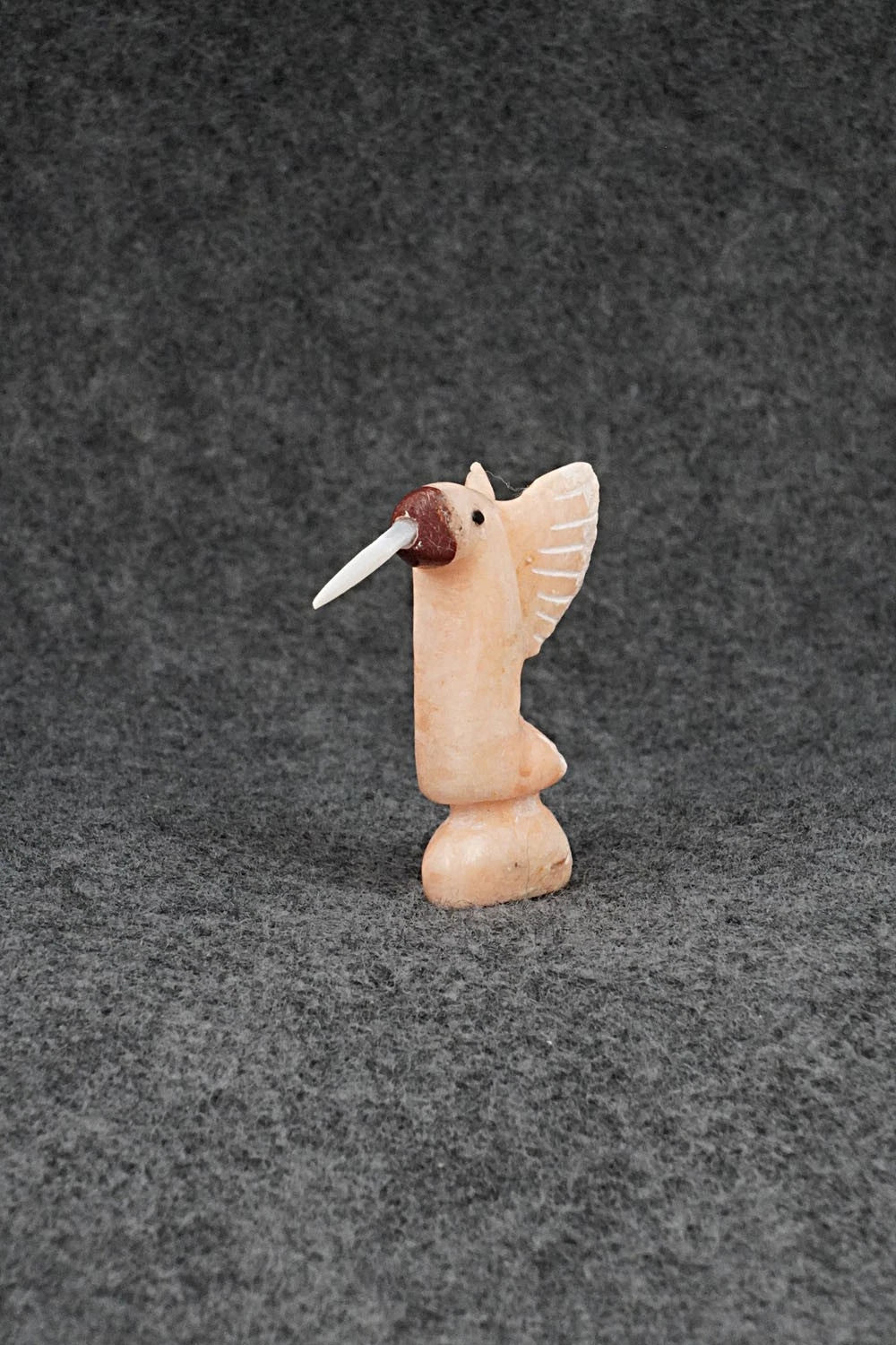 Hummingbird Zuni Fetish Carving - Justin Red Elk