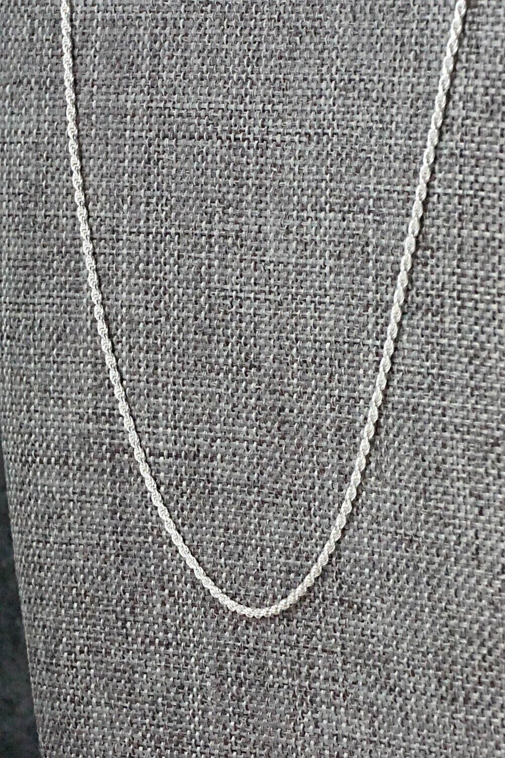 Sterling Silver Chain Necklace - Sterling Silver 30"