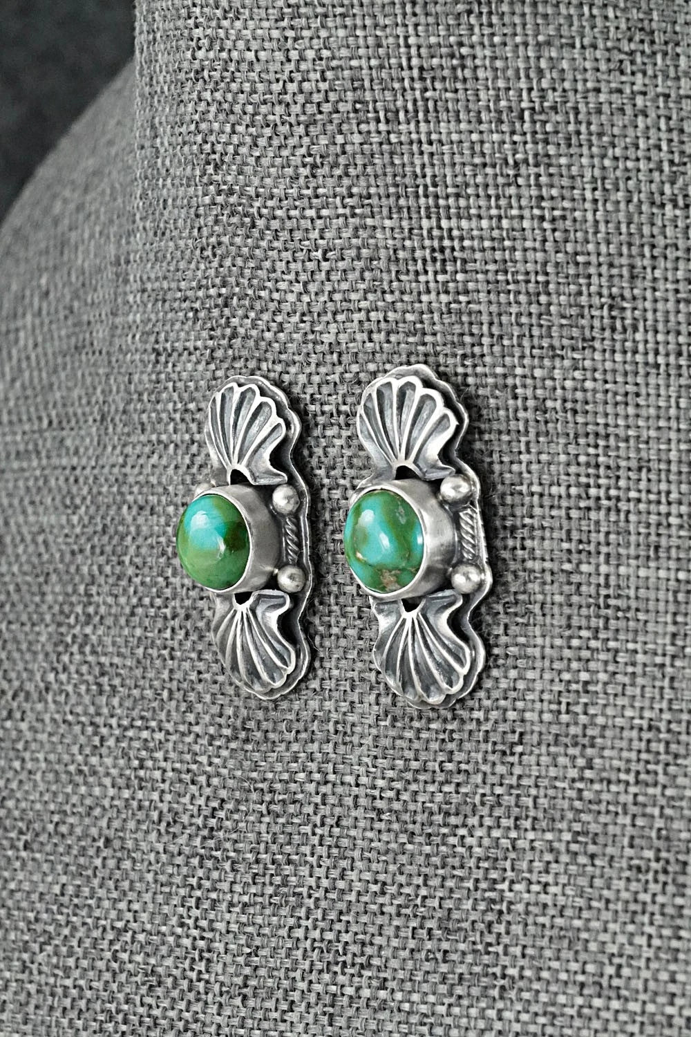 Turquoise & Sterling Silver Squash Blossom Set - Randy Boyd