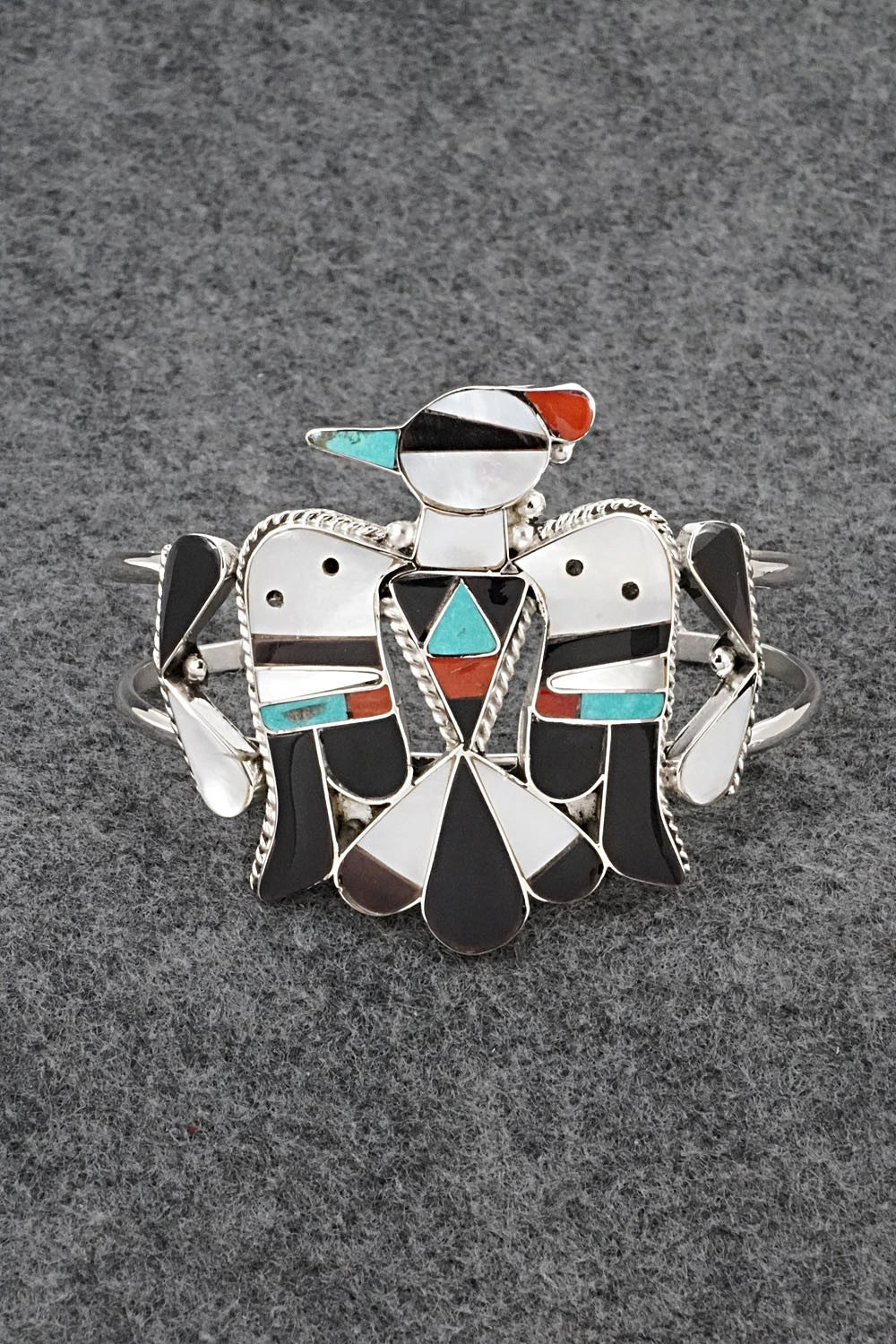 Multi-Stone & Sterling Silver Bracelet - Corraine Shack