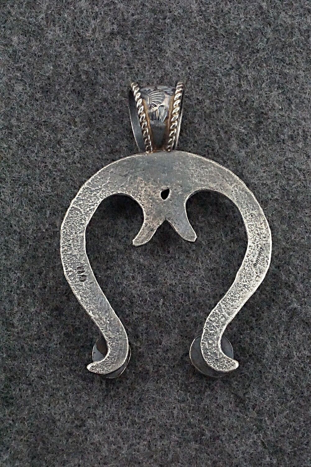 Turquoise and Sterling Silver Pendant - Gilbert Martin