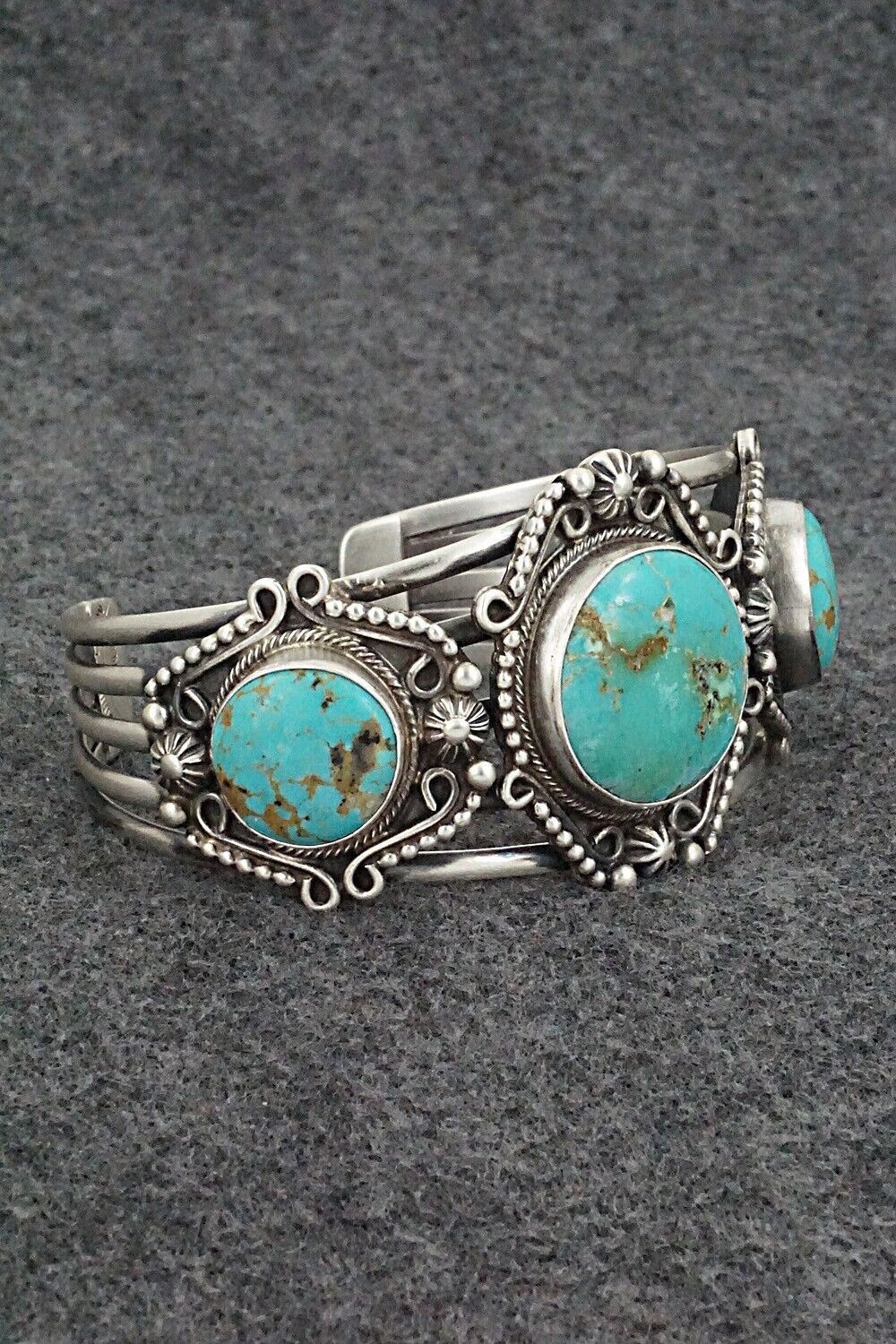 Turquoise & Sterling Silver Bracelet - Kathleen Livingston