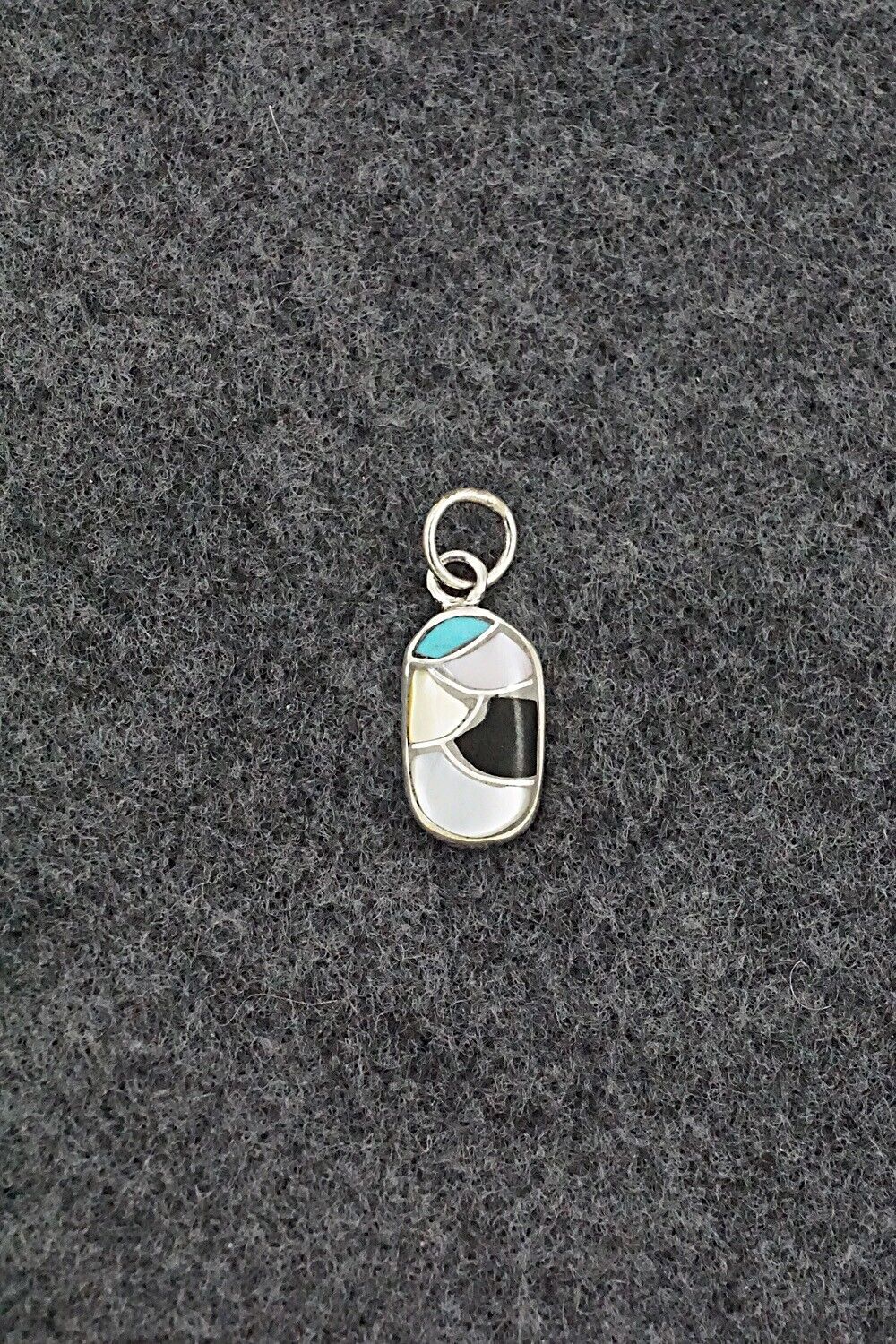 Multi-Stone & Sterling Silver Pendant - Orena Leekya