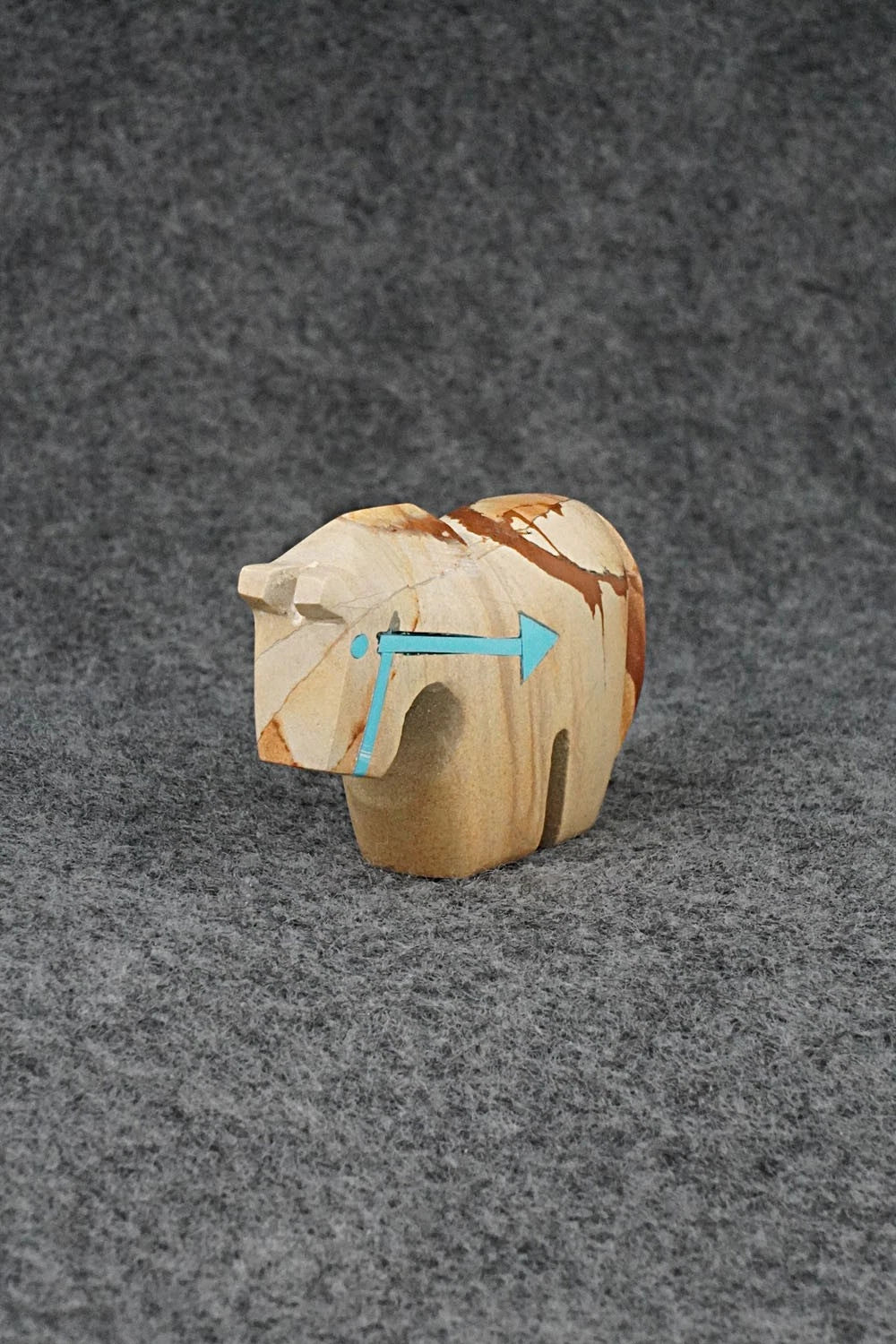 Horse Zuni Fetish Carving - Bernard Laiwakete