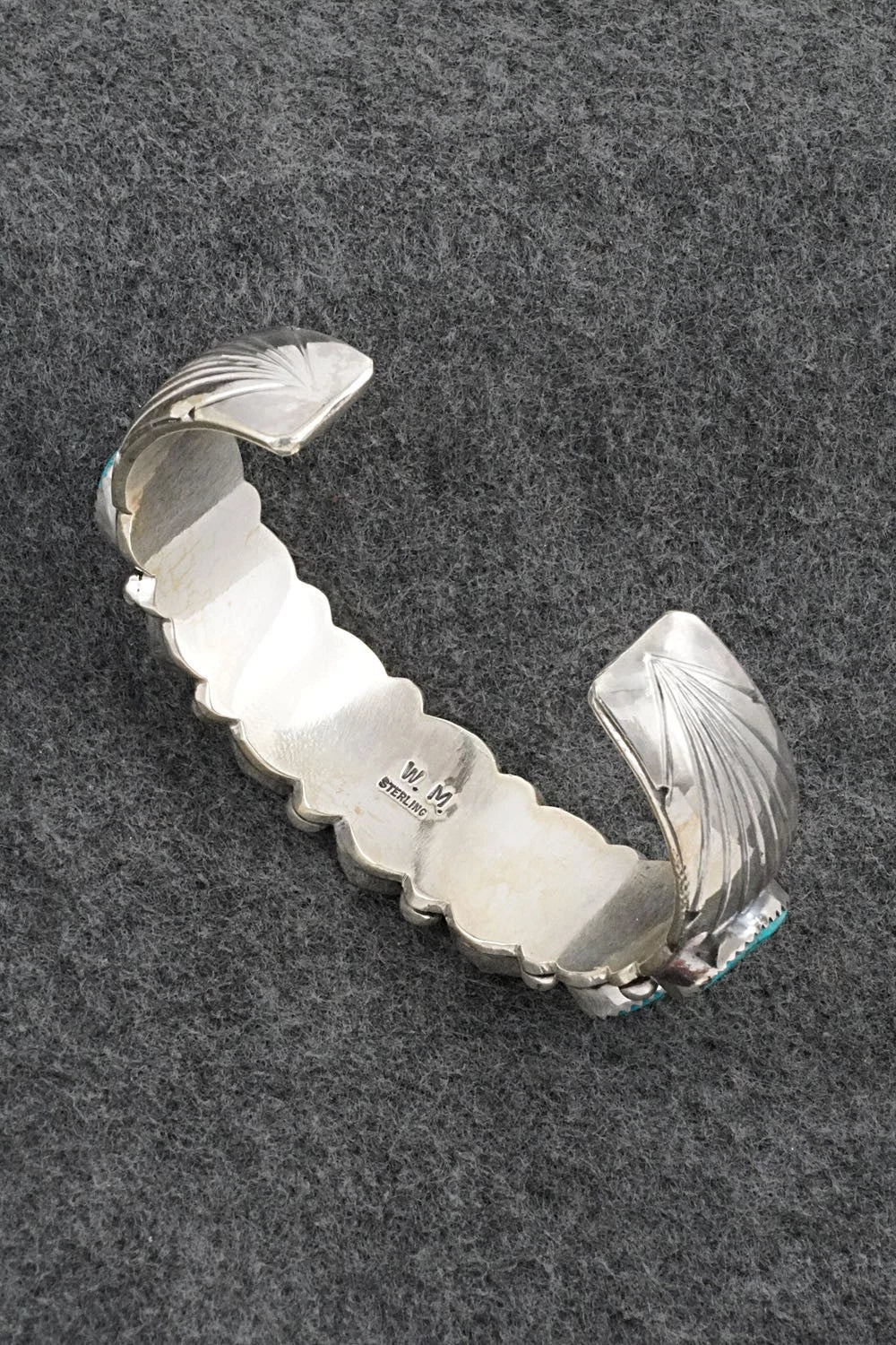 Turquoise & Sterling Silver Bracelet - Wilbert Muskett Sr.