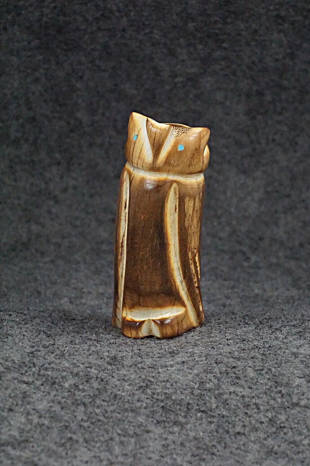 Owl Zuni Fetish Carving - Patrick Wallace