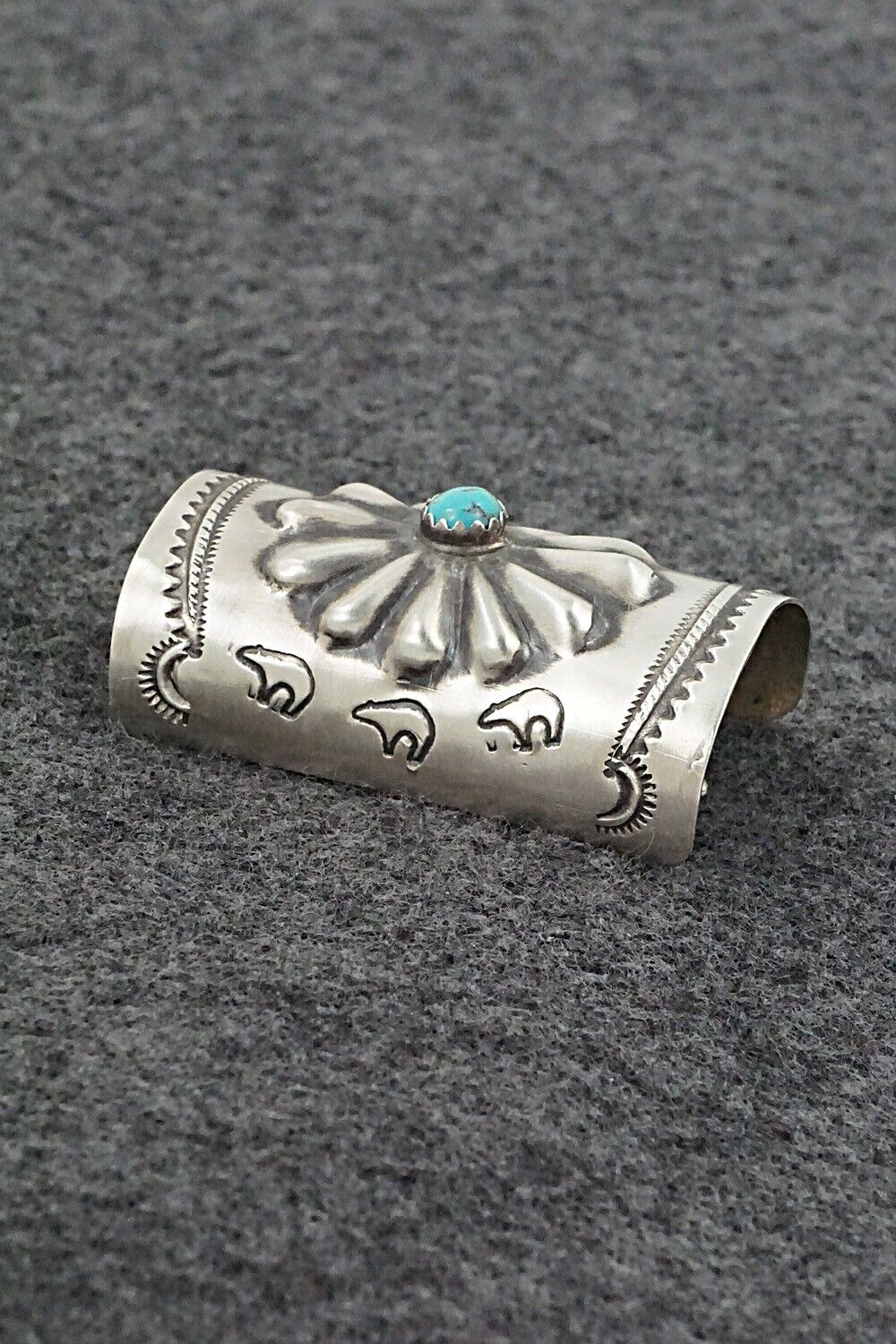 Turquoise & Sterling Silver Hair Pin - Arlene Soce