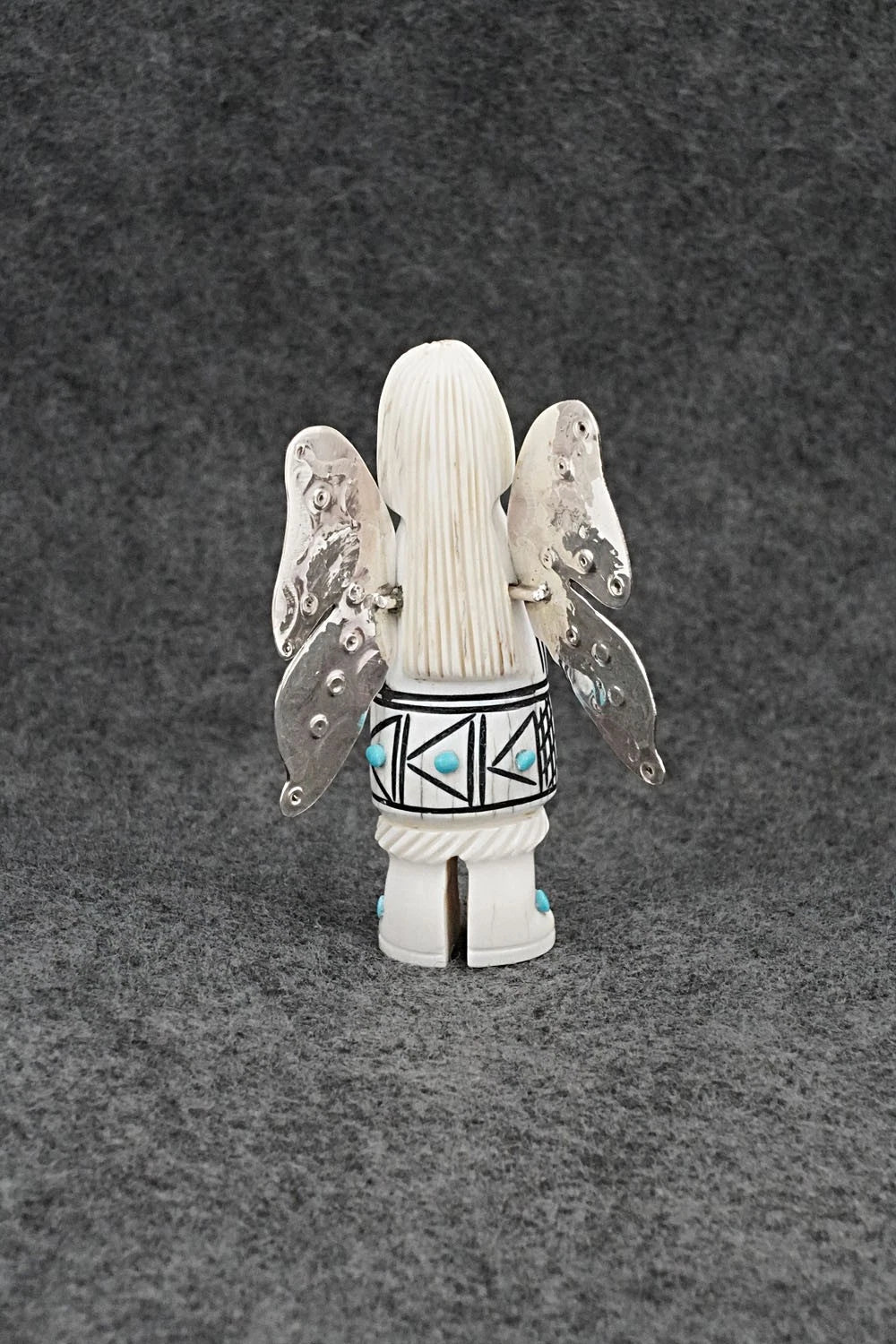 Butterfly Maiden Zuni Fetish Carving - Claudia Peina