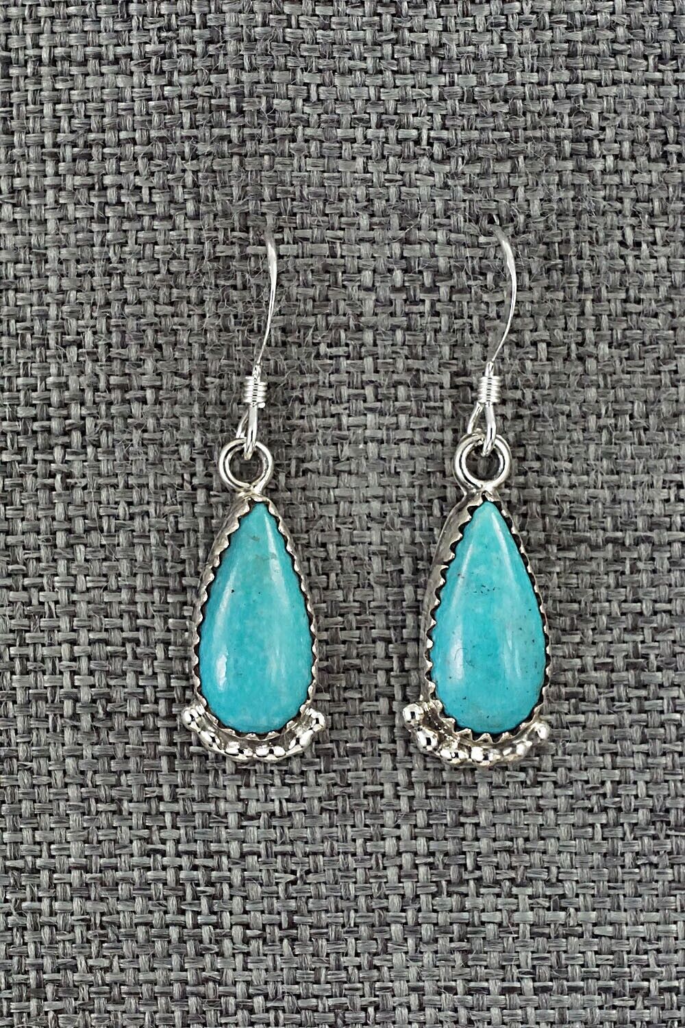 Turquoise & Sterling Silver Earrings - Emery Spencer