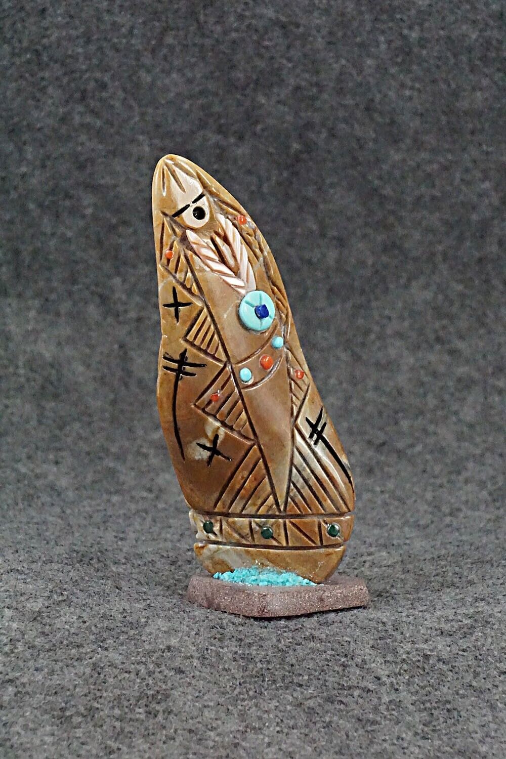 Corn Maiden Zuni Fetish Carving - Vickie Quandelacy