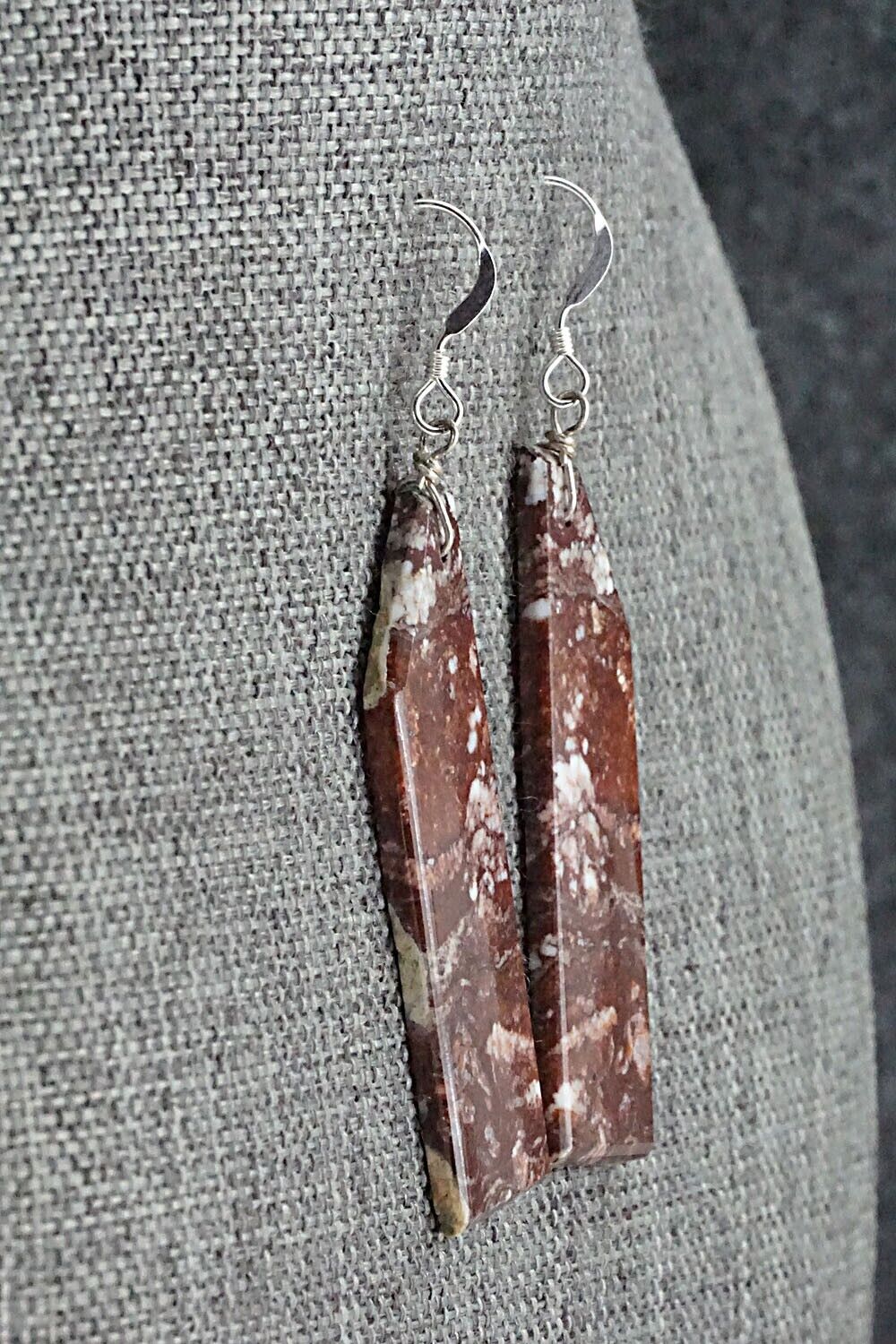 Wild Horse & Sterling Silver Earrings - Francis Garcia