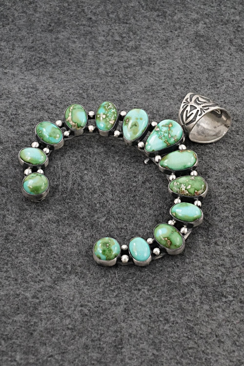 Turquoise & Sterling Silver Pendant - Diane Wylie