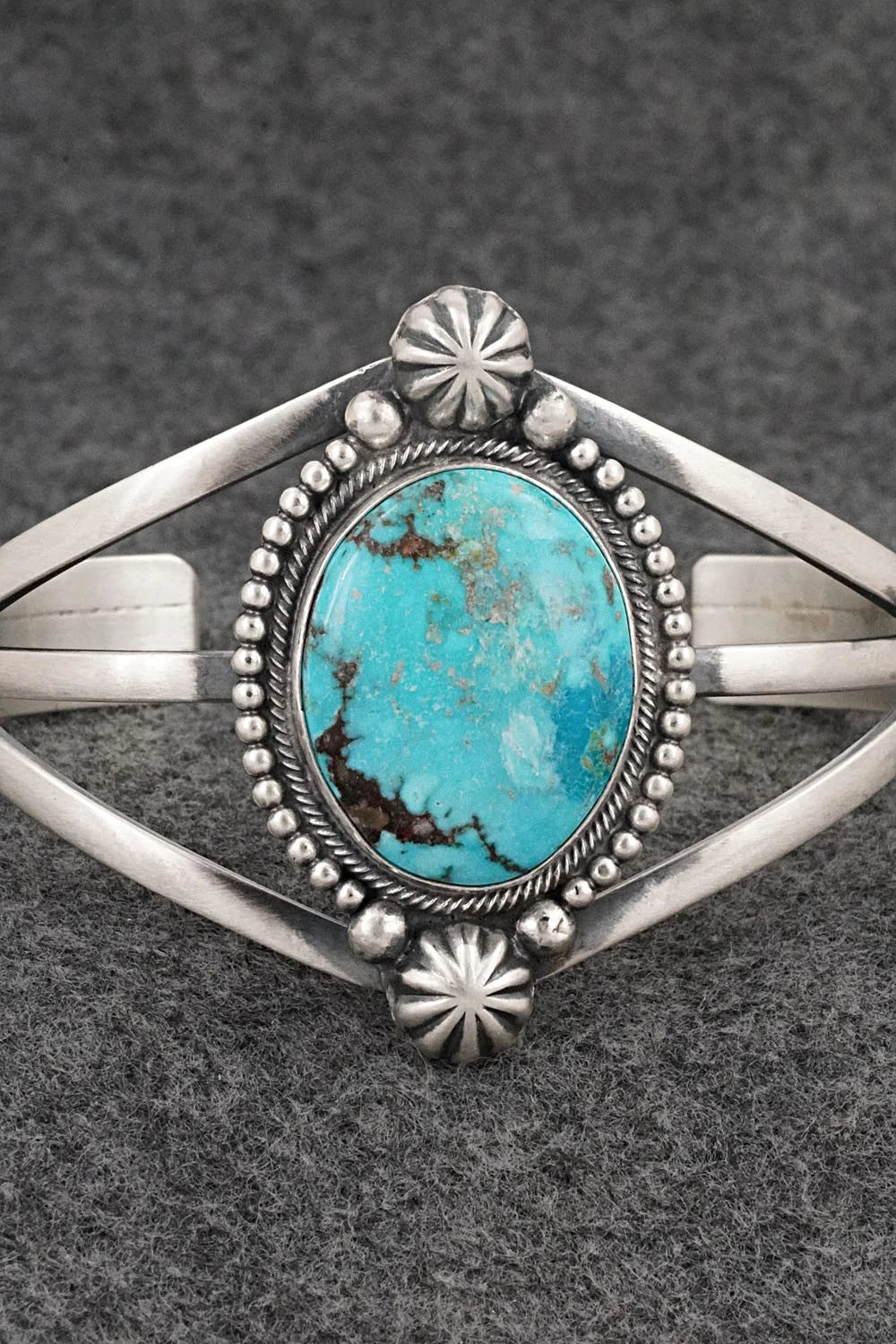 Turquoise & Sterling Silver Bracelet - Darrin Livingston