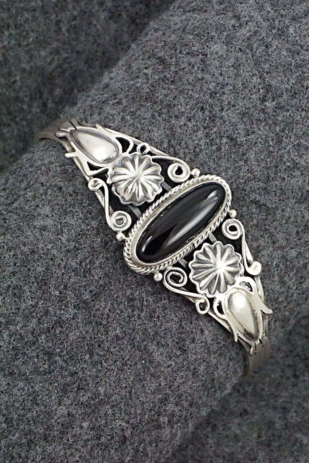 Onyx & Sterling Silver Bracelet - Andrew Vandever