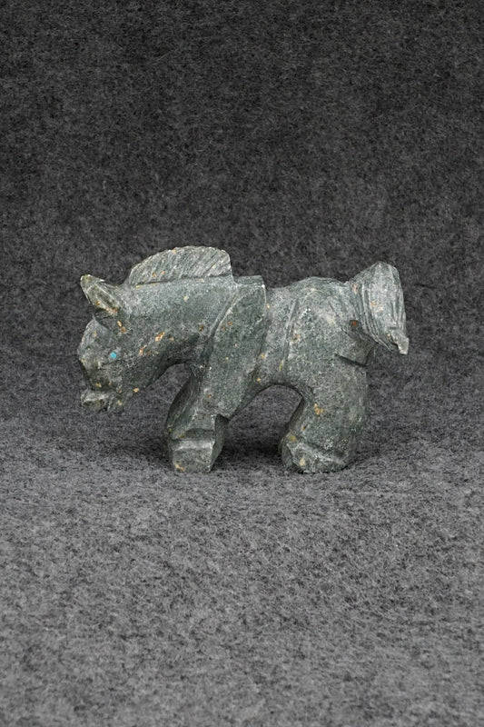 Donkey Zuni Fetish Carving - Tony Mackel