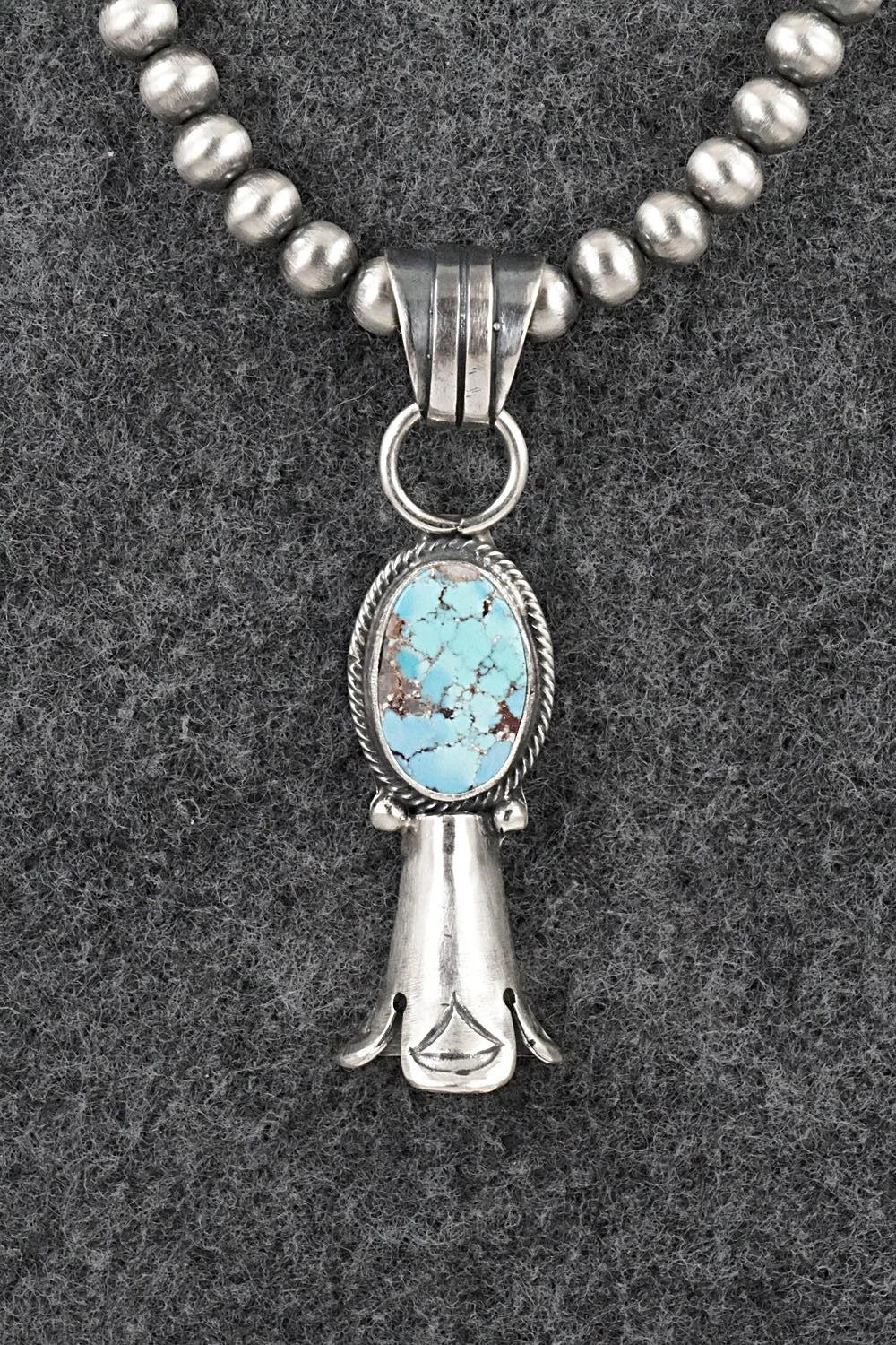 Turquoise & Sterling Silver Necklace - Sharon McCarthy