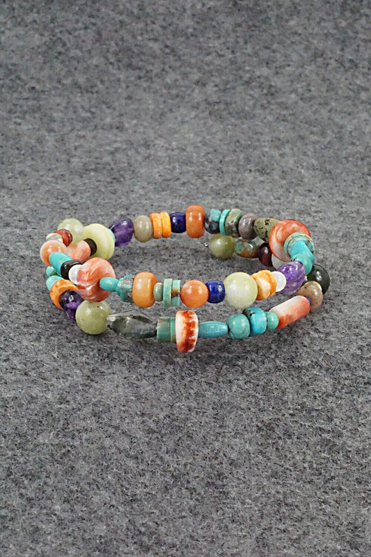 Multi-Stone Beaded Bracelet - Helen Tsosie