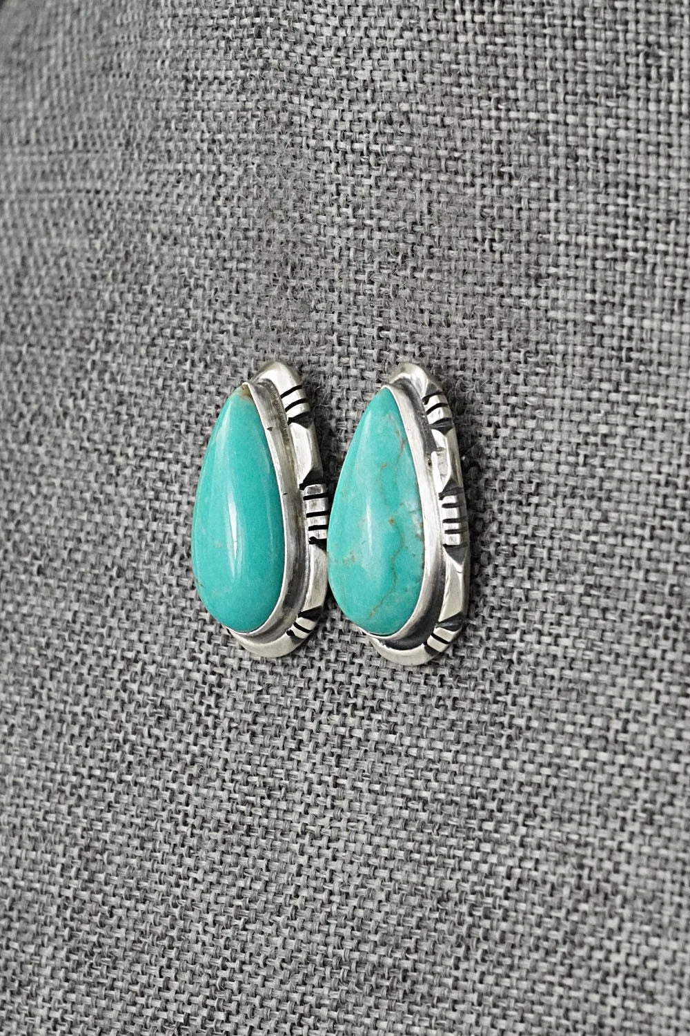 Turquoise & Sterling Silver Earrings - Thomas Francisco