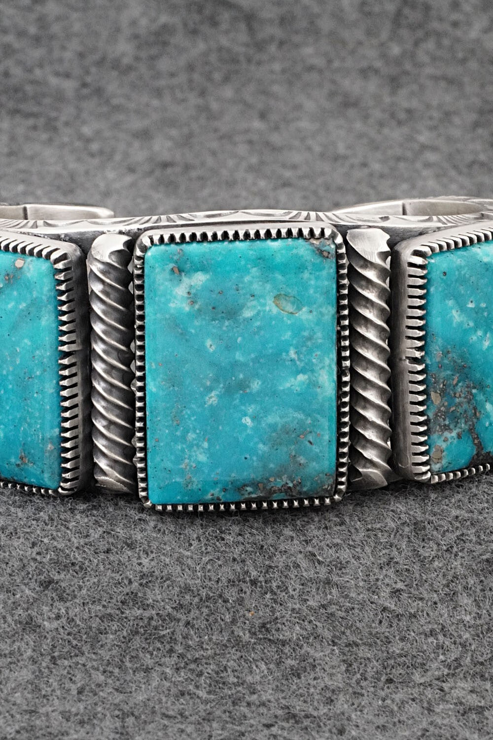 Turquoise & Sterling Silver Bracelet - Mark Yazzie
