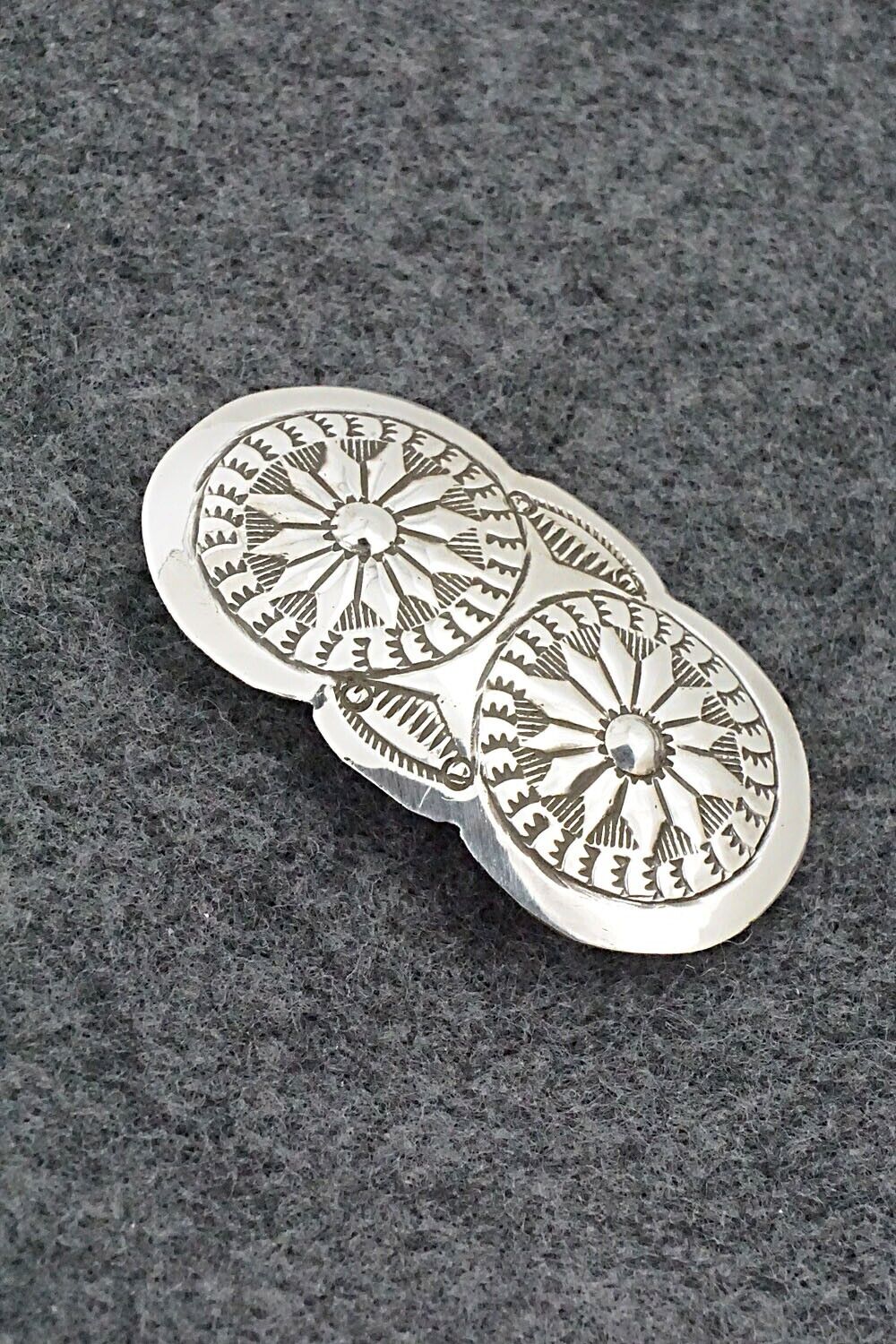 Sterling Silver Hair Barrette - Arlene Soce