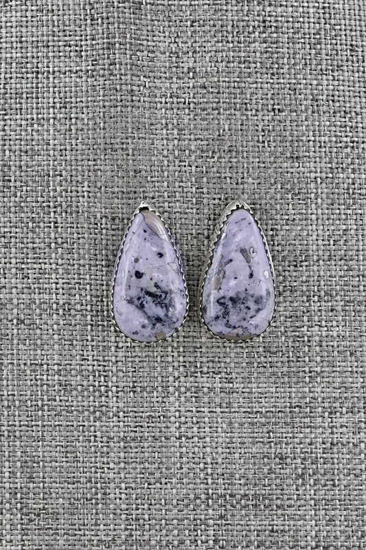 Morado & Sterling Silver Earrings - Murray Hannaweeka