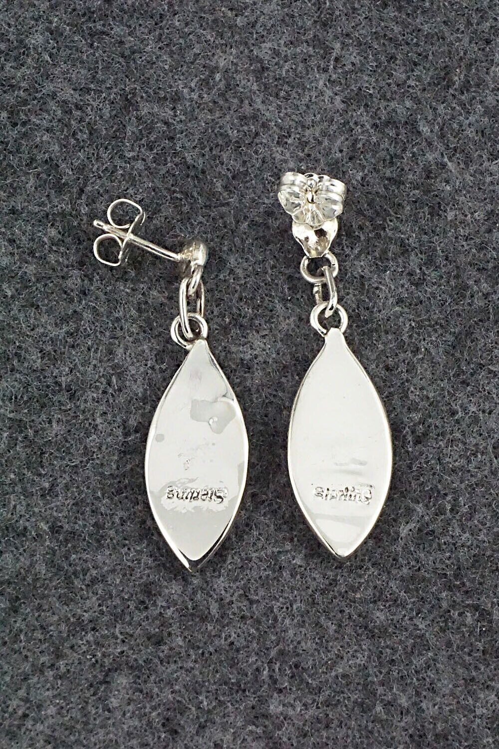 Turquoise & Sterling Silver Earrings - Orena Leekya