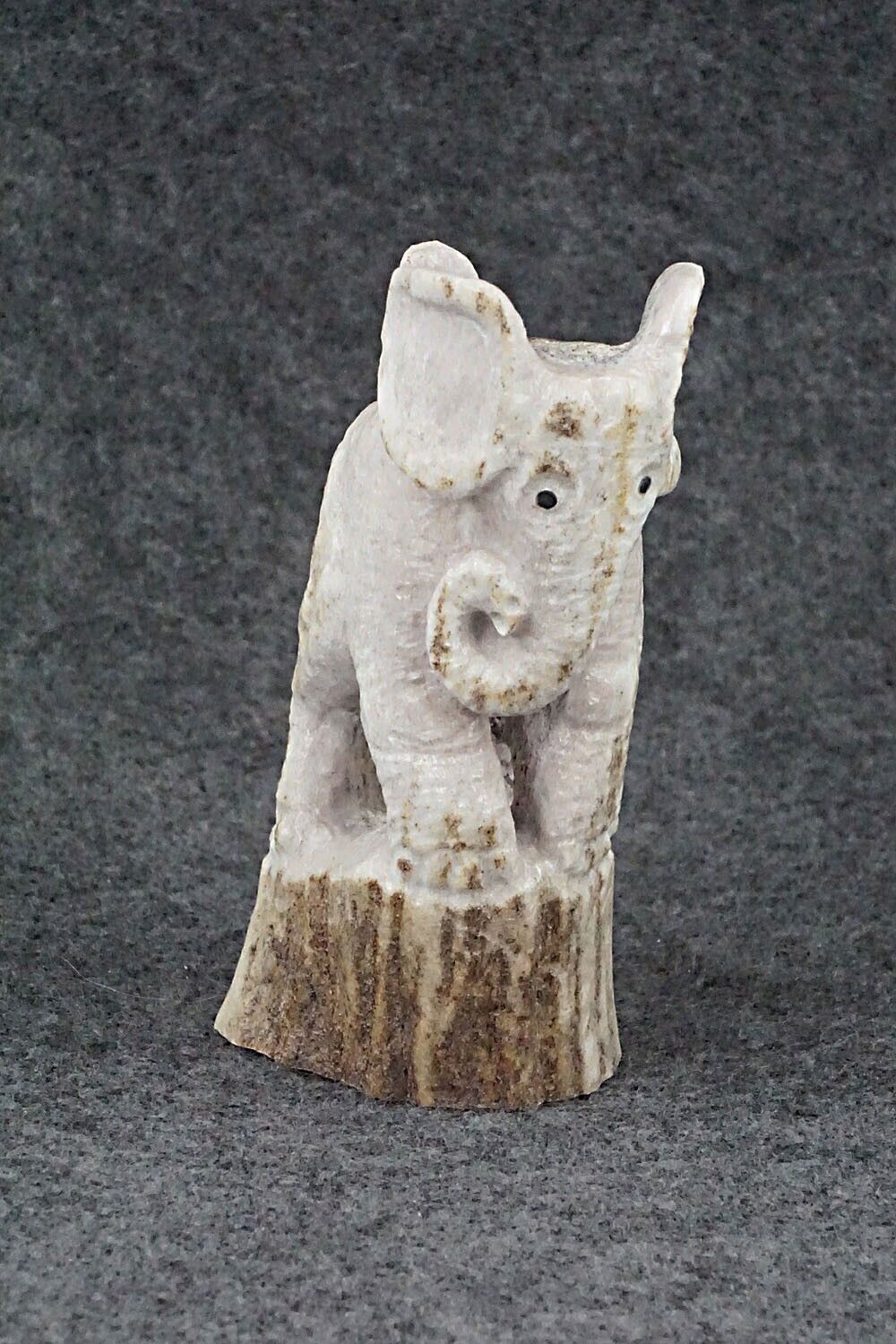Elephant Zuni Fetish Carving - Maxx Laate