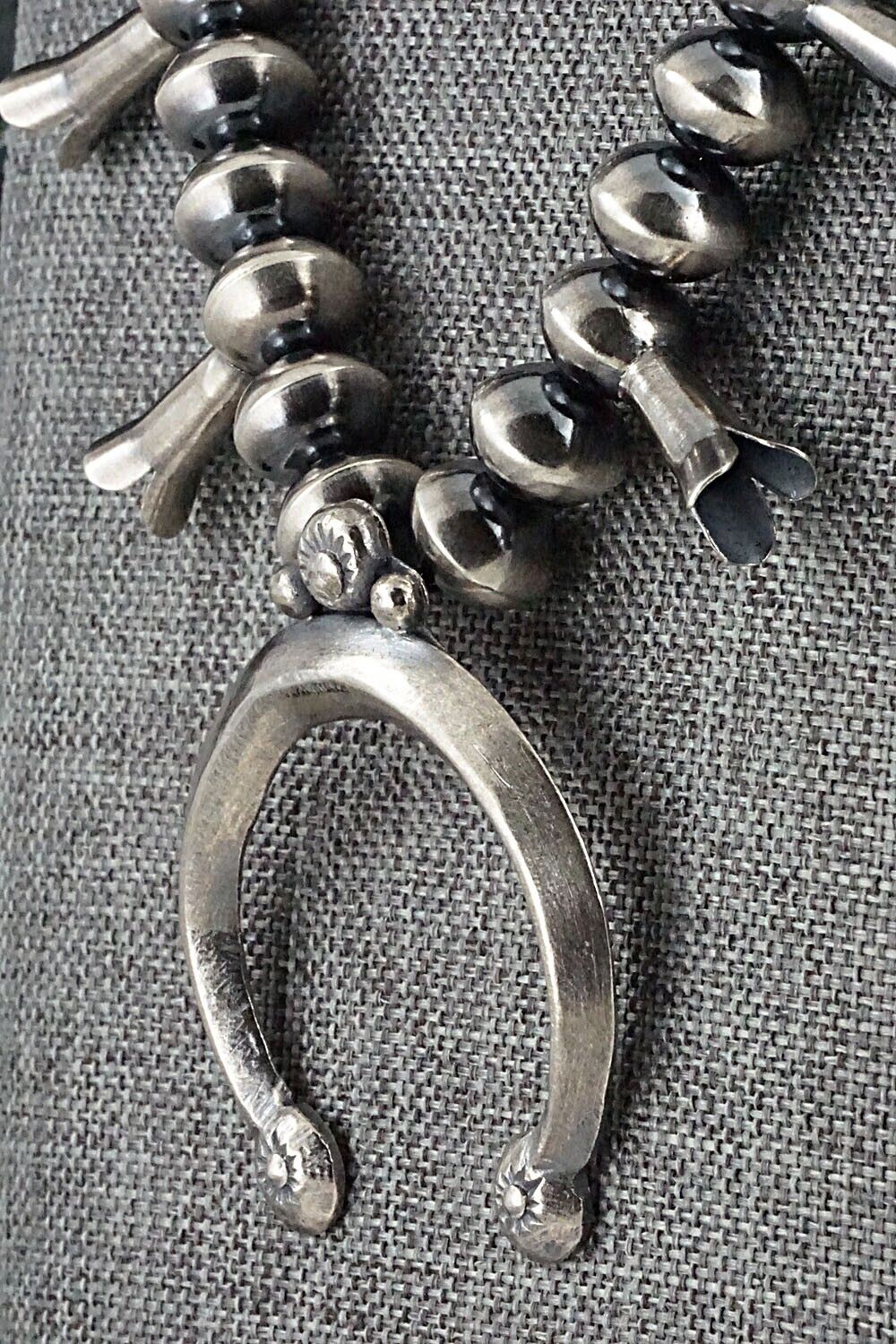 Sterling Silver Squash Blossom Necklace - Presley Haley