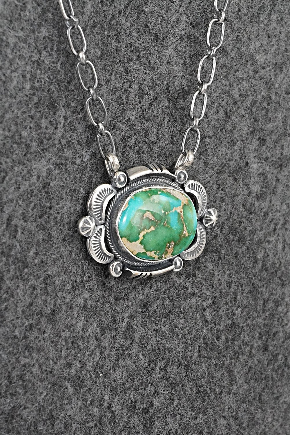 Turquoise & Sterling Silver Necklace - Daniel Benally