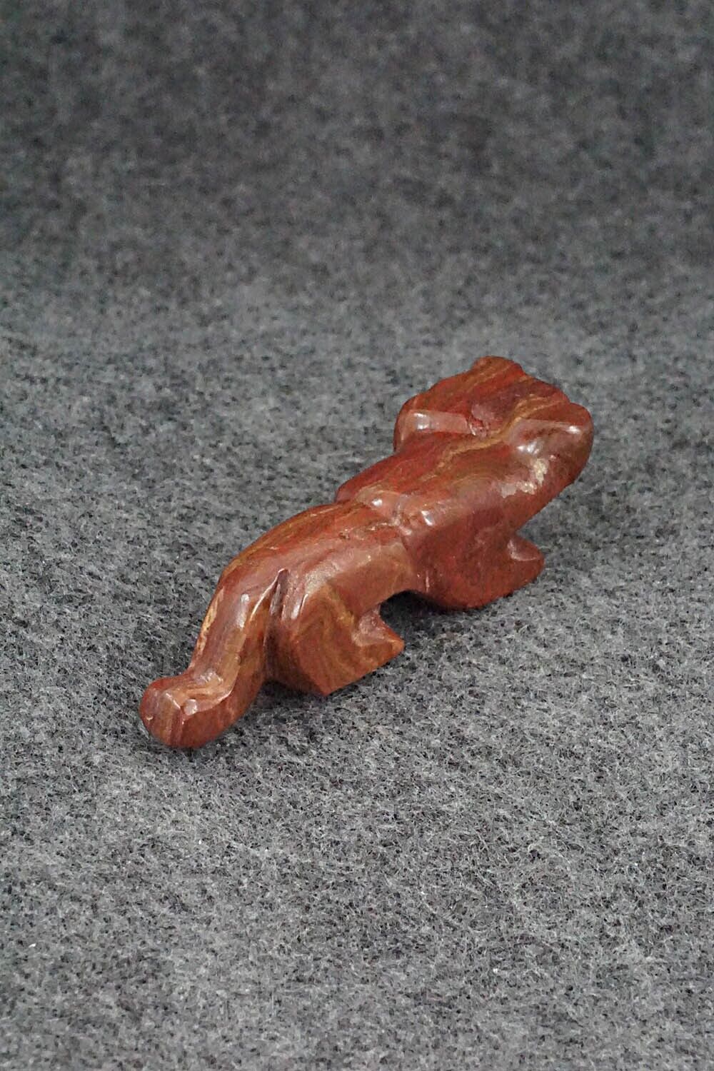 Mountain Lion Zuni Fetish Carving - Reynold Lunasee