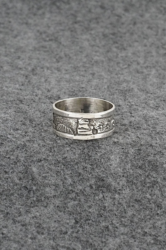 Sterling Silver Ring - Elaine Becenti - Size 11