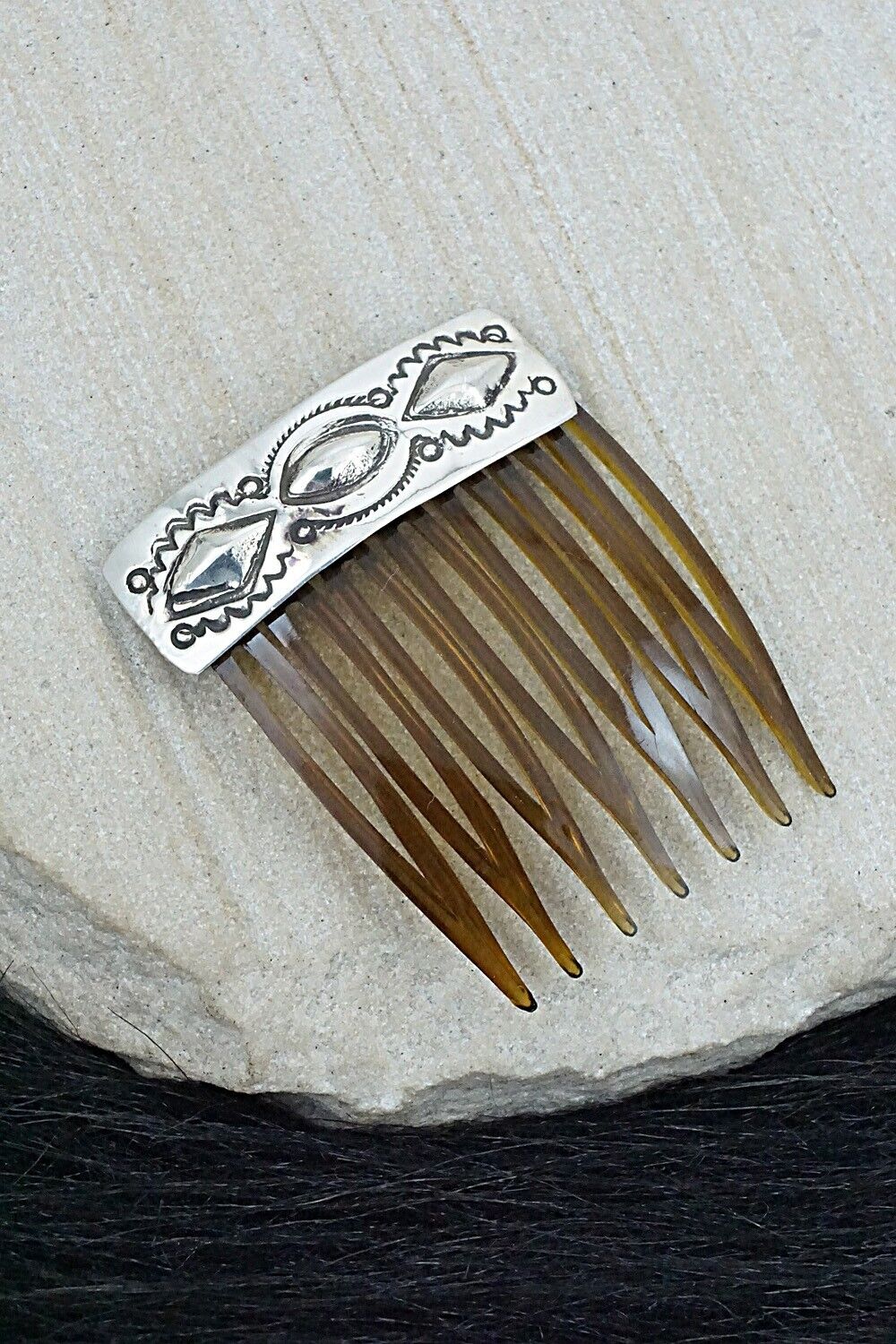 Sterling Silver Hair Combs - Jennie Blackgoat