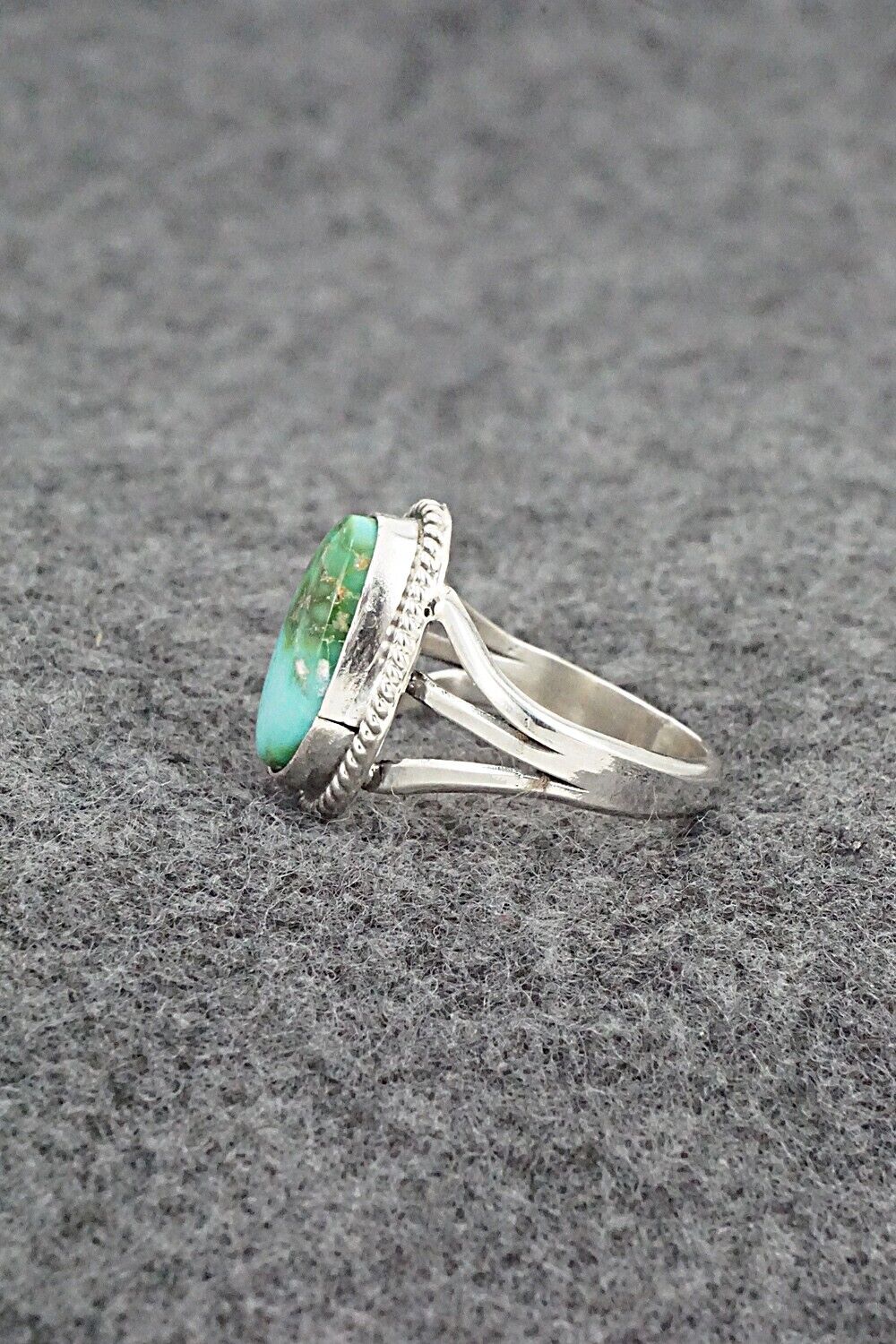 Turquoise & Sterling Silver Ring - Alice Rose Saunders - Size 6.25