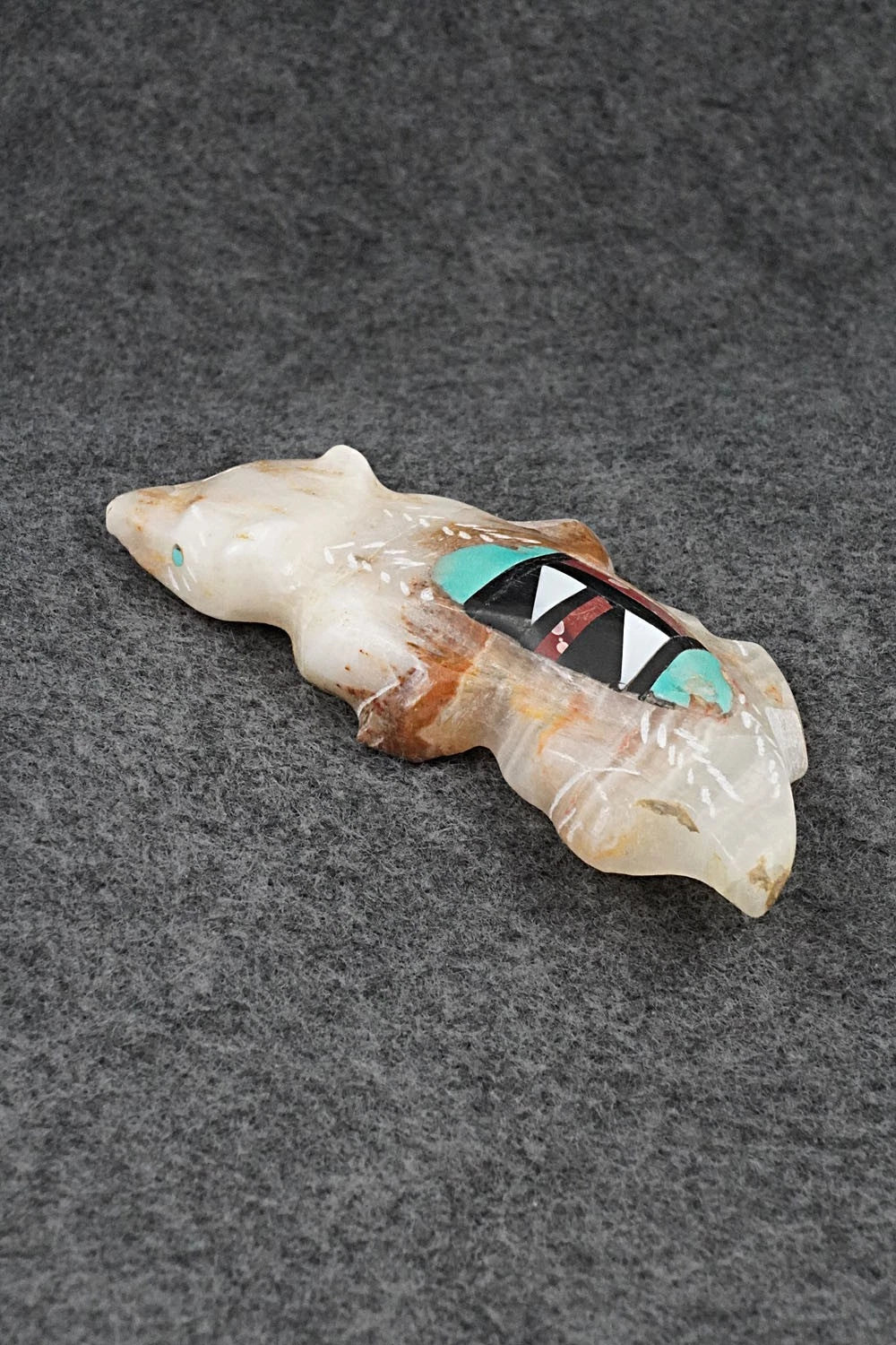 Badger Zuni Fetish Carving - Steven Natachu
